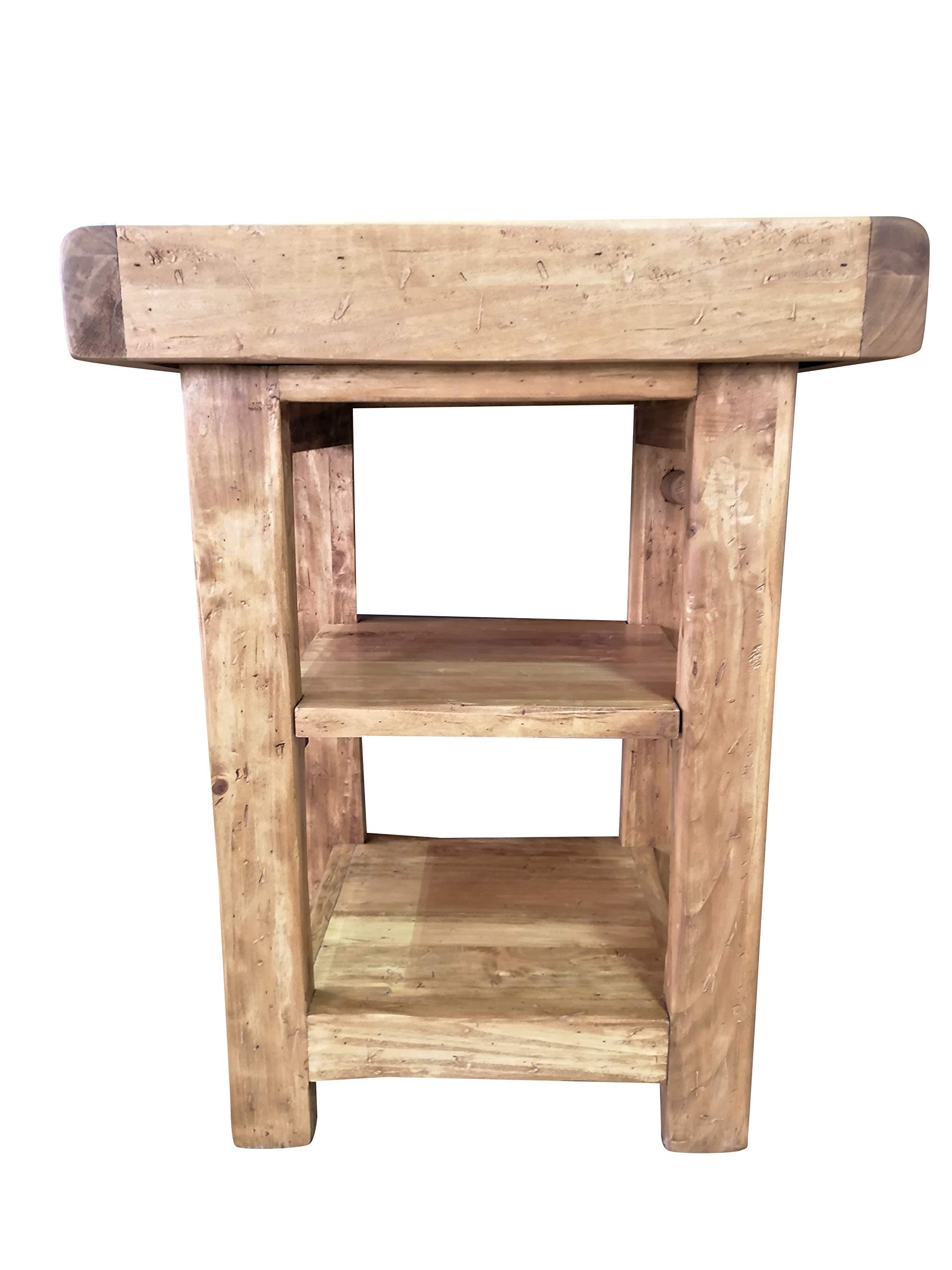 Biscottini Banco de Trabajo, Madera, marrón Oscuro, 82 x 64 x 57 cm