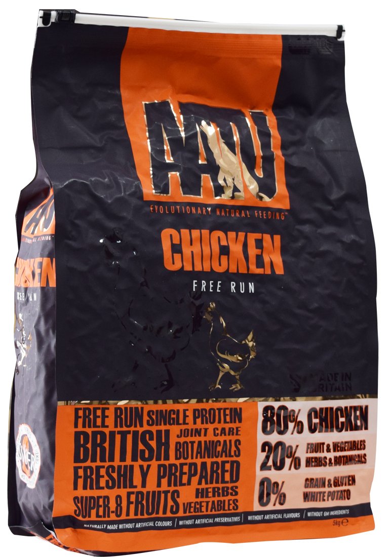 AATU Chicken, Grain Free, 11.0 lbs (5 kg), For All Breeds of Adult Dogs