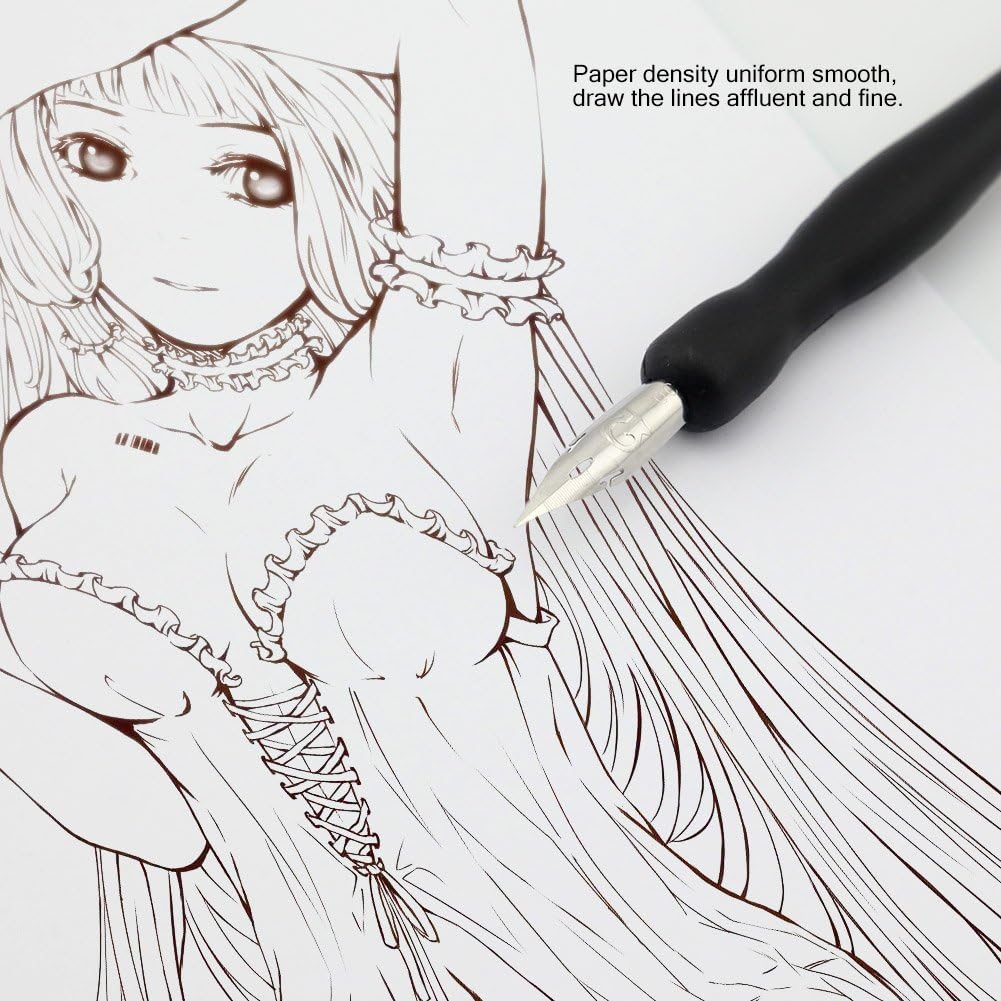 Owfeel Animation Paper Flip Book Kit with Holes Animation Positioning Paper Manga Comic Drawing 70G White Paper Drawing Paper Animation Kit for Art Color Digital Animating Work (Pack of 200 Sheet)