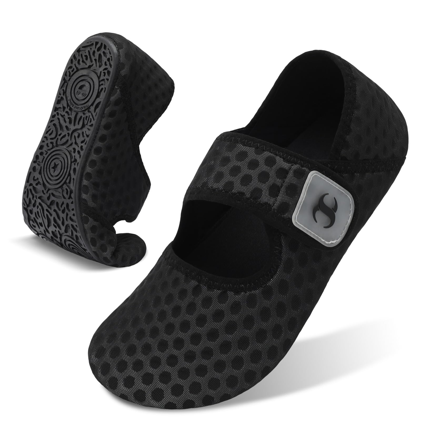 JOINFREE Women Men Water Shoes Adults Aqua Shoes Breathable Non-Slip Water Socks Shoes for Beach Swim Pool Boating