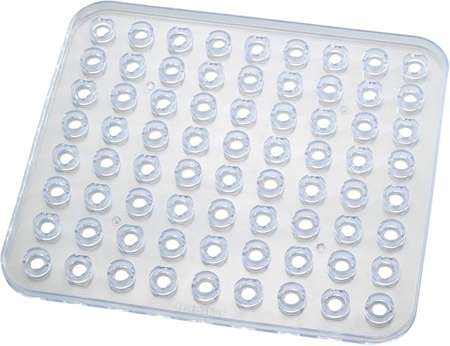 Wenko Crystal Sink Mat, Transparent, 31 cm x 27.5 cm