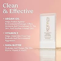 Vista 4 de Kopari PURE PROTECT Protector solar 100% mineral en barra SPF 50+ Protector solar transparente de óxido de zinc facial y corporal con aceite