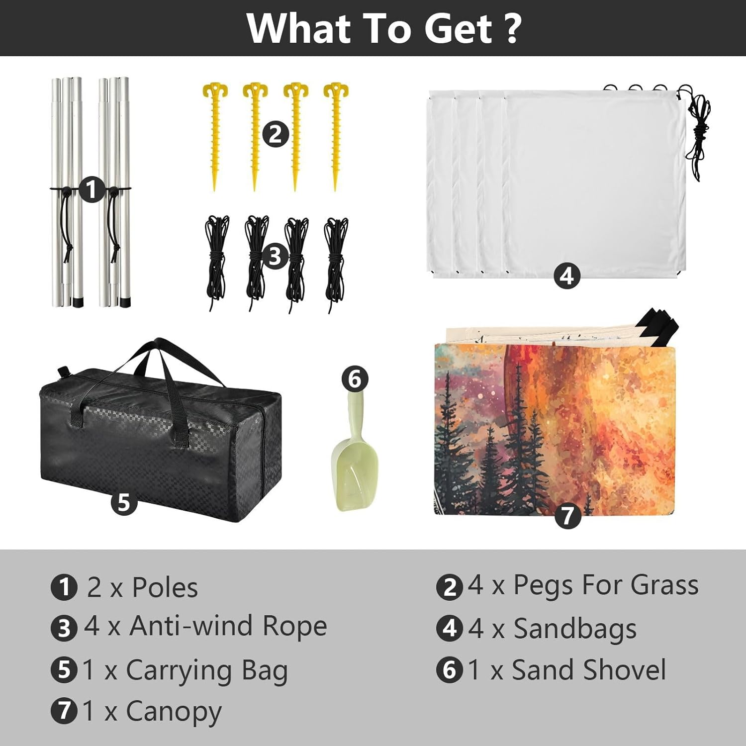 ALAZA Black Cat Moon Witch Beach Tent Sun Shelter UPF50+ Protection Beach Shade Canopy w/ 4 Sandbags for Outdoor Camping, Fishing, Backyard Fun, Picnic, 10x9 ft