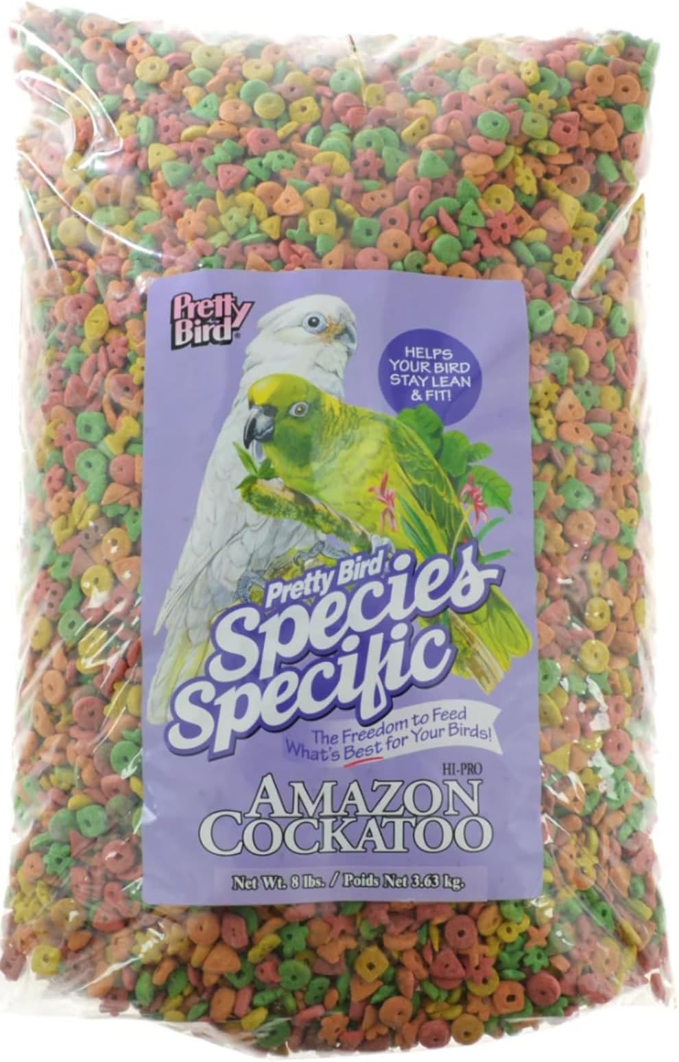 International Bpb78311 Species Specific Hi-Pro Special Cockatoo And Amazon Food For Birds, 8-Pound