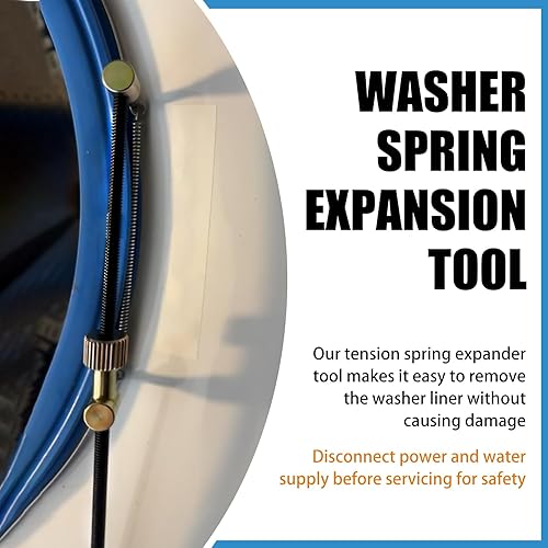 Miniatura 7 de TSE-1 Herramienta de expansión de resorte para lavadora de carga frontal Whirlpool Eliminación de juntas de arranque