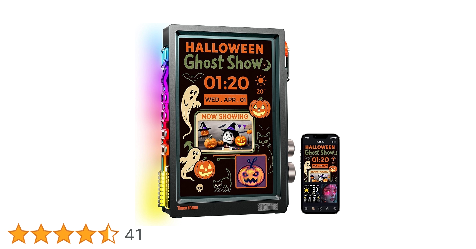 【SNS大バズり中！】Divoom Times Frameスマートフォトフレーム Amazon | Divoom Times Frame デジタルフォトフレーム【全機能