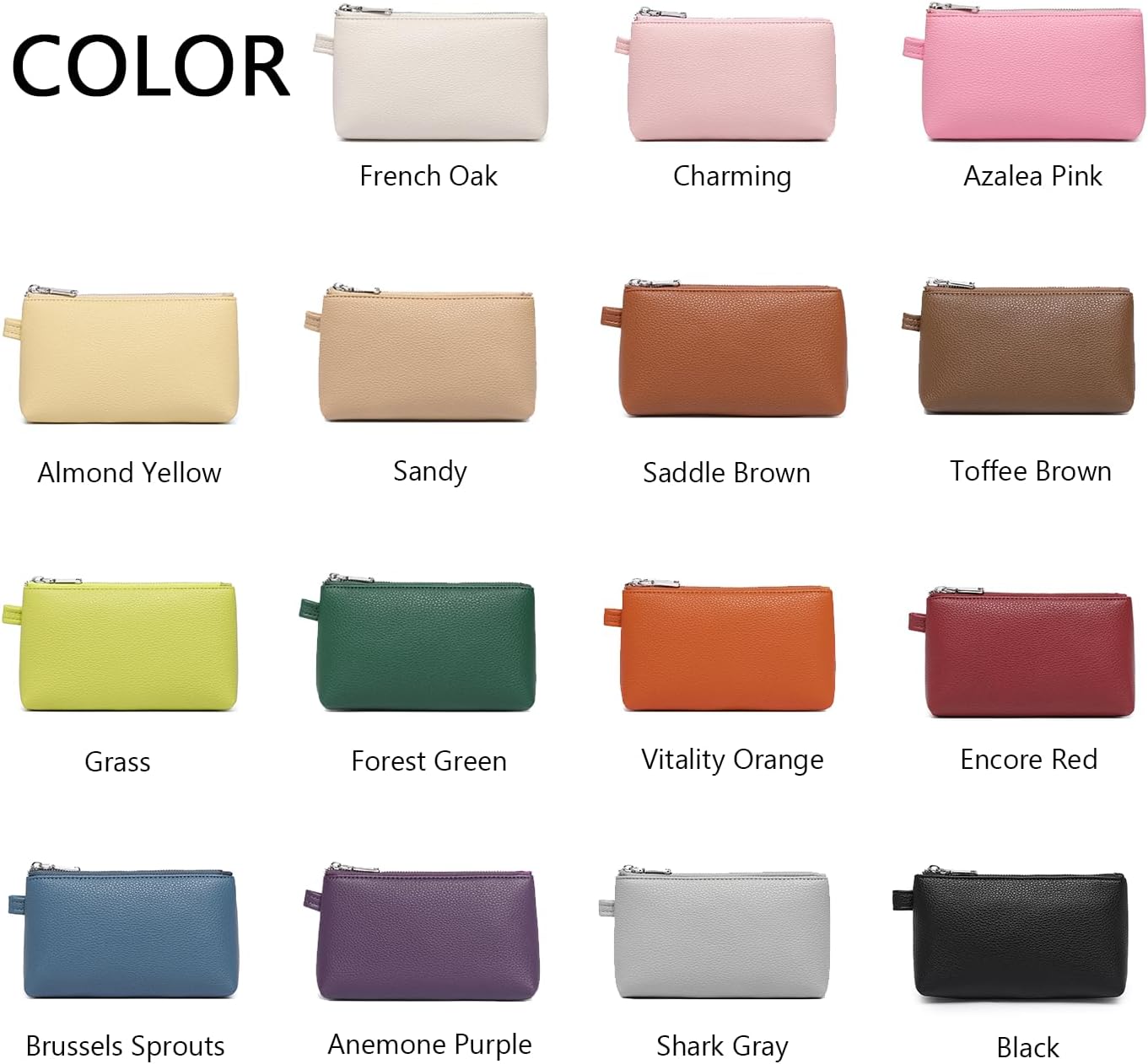 PU Leather Makeup Simple and Convenient Handbag Small Exquisite Storage Bag (Pu/Encore Red) - Image 5