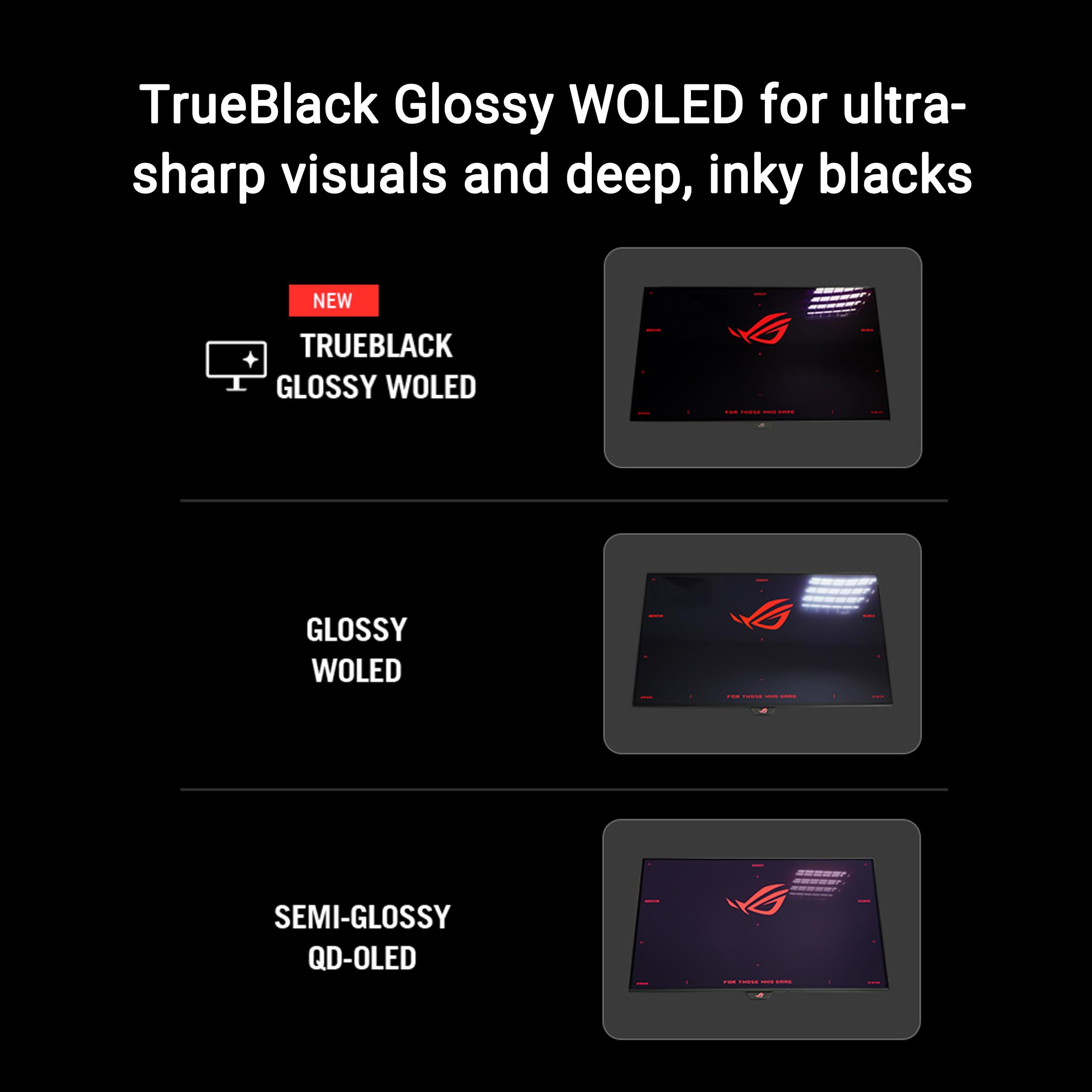 ASUS ROG Strix OLED 27” 1440P Gaming Monitor (XG27AQWMG) ― QHD, TrueBlack Glossy Tandem OLED, 280Hz, 0.03ms, Neo Proximity Sensor, DisplayHDR True Black 500, 99% DCI-P3, DisplayWidget, 3yr Warranty — view 4