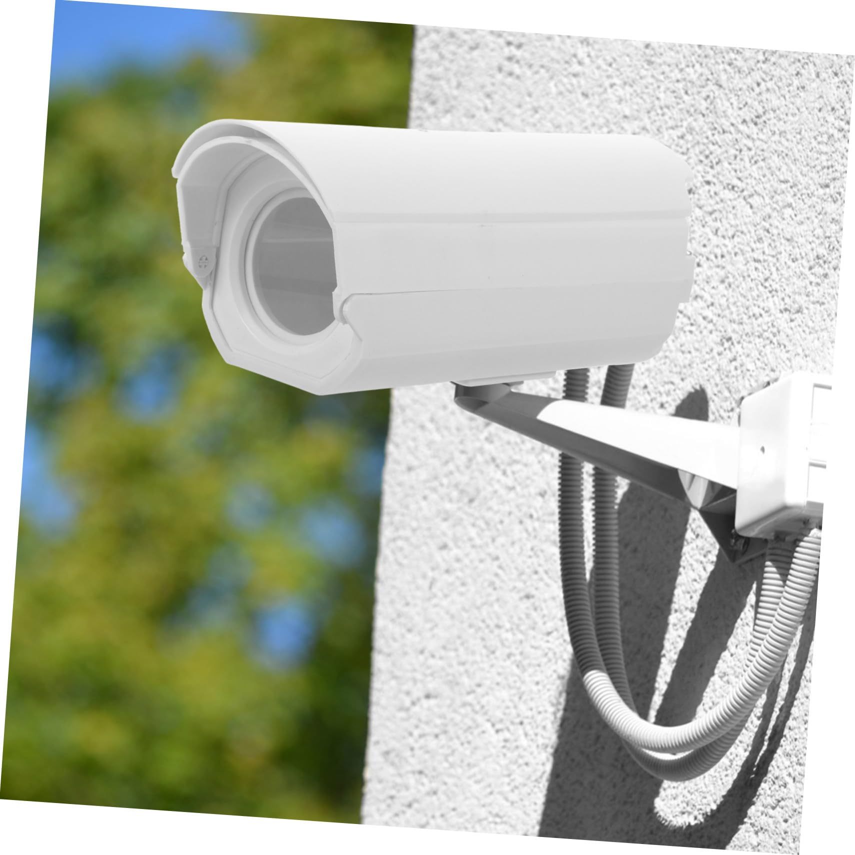 Protection Caméra Extérieure Boîtier Plastique Étanche Anti-poussière Léger Adapté Caméras de Sécurité