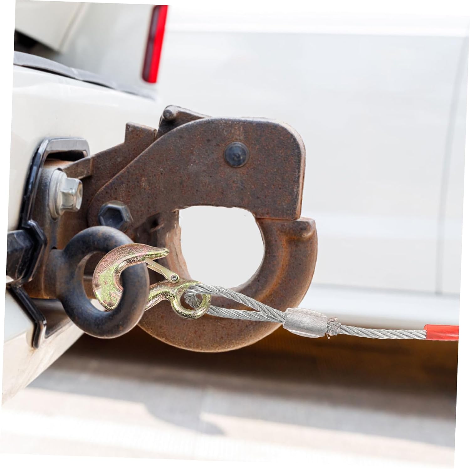 Thick Car Trailer Towing Rope Sturdy Modified Traction Cable Hooks for Outdoor Use