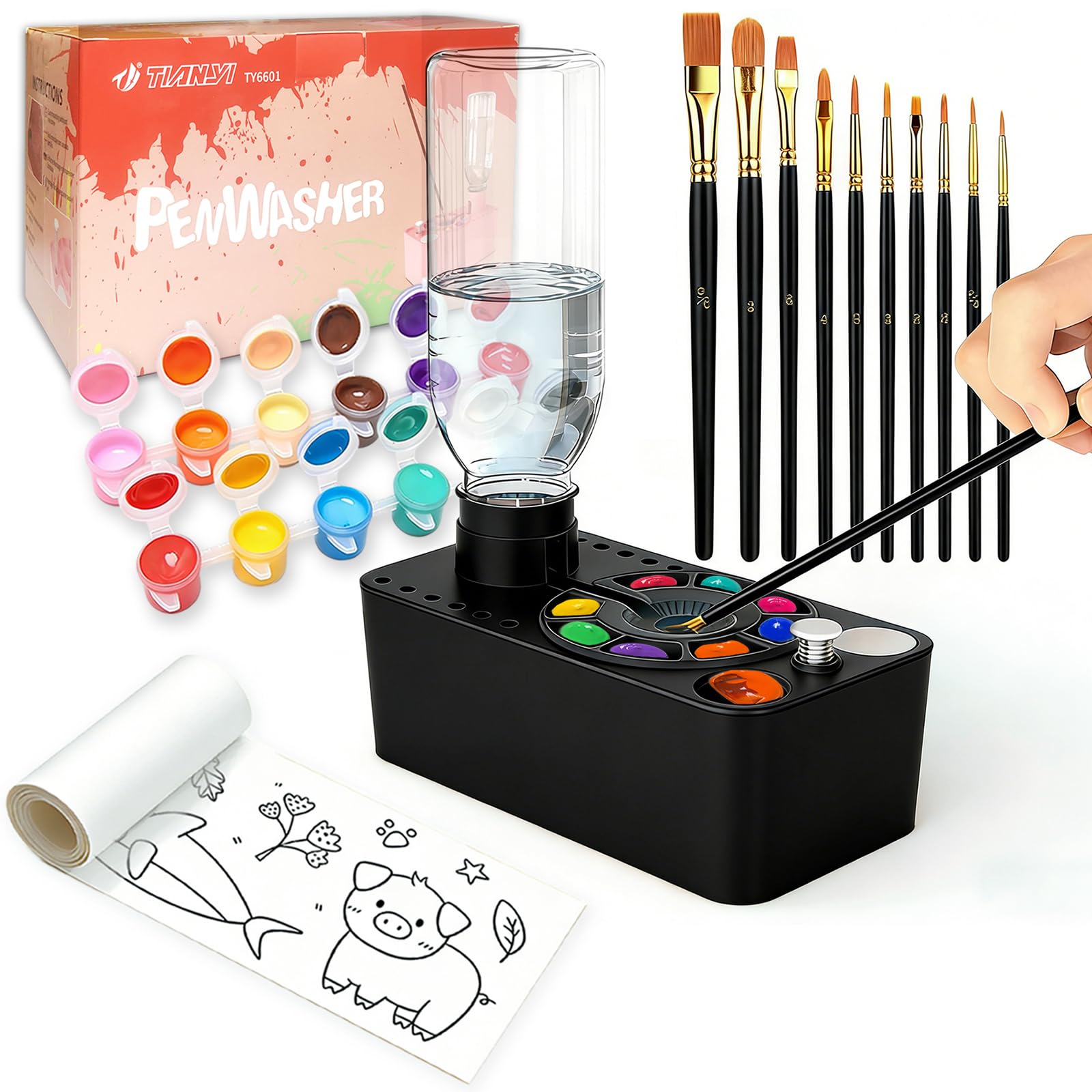 Outil de nettoyage pour pinceaux de peinture idéal pour peindre à la maison