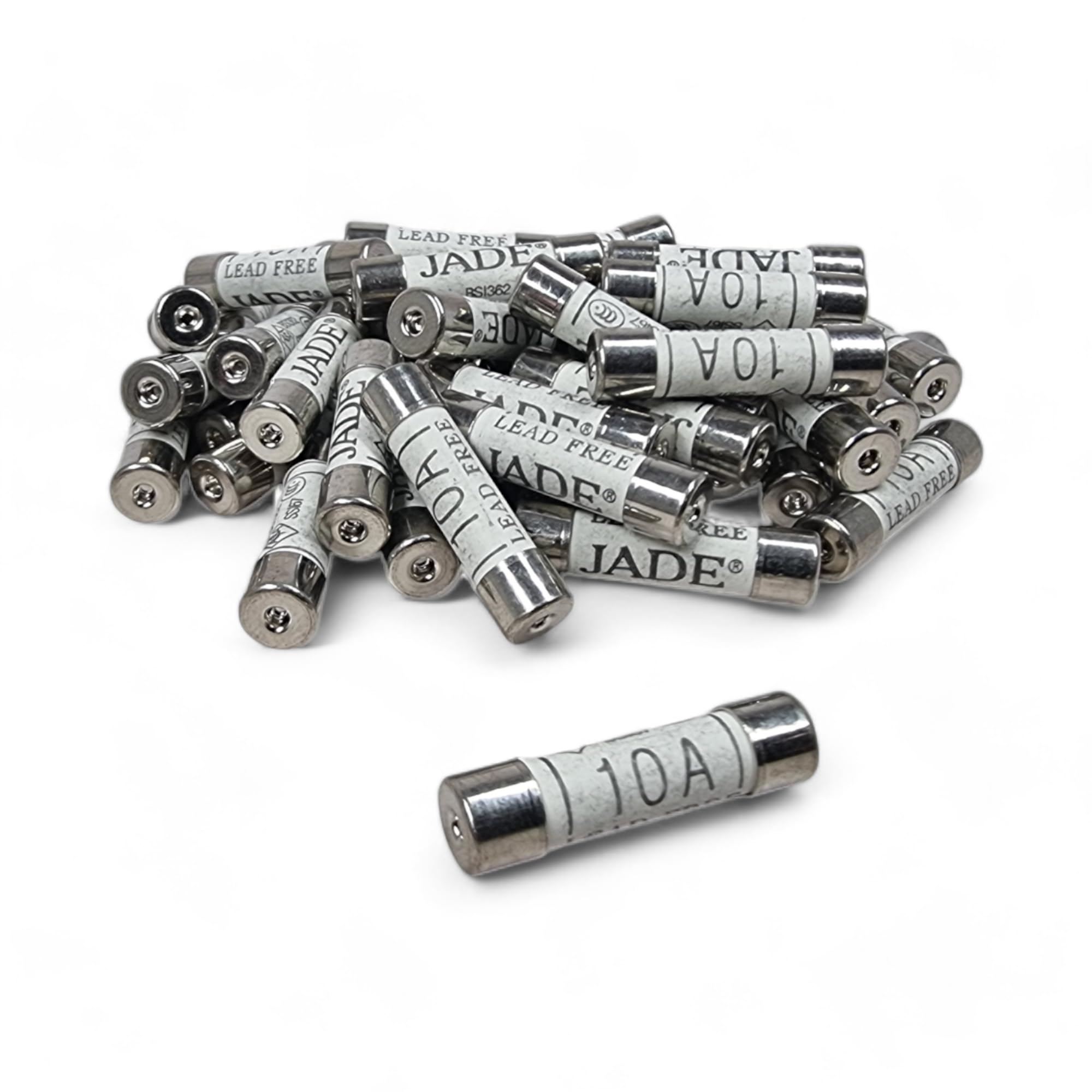 10 x 10A Fuses Household Electrical Ceramic Domestic 10 Amp Mains Fuse for Plugs
