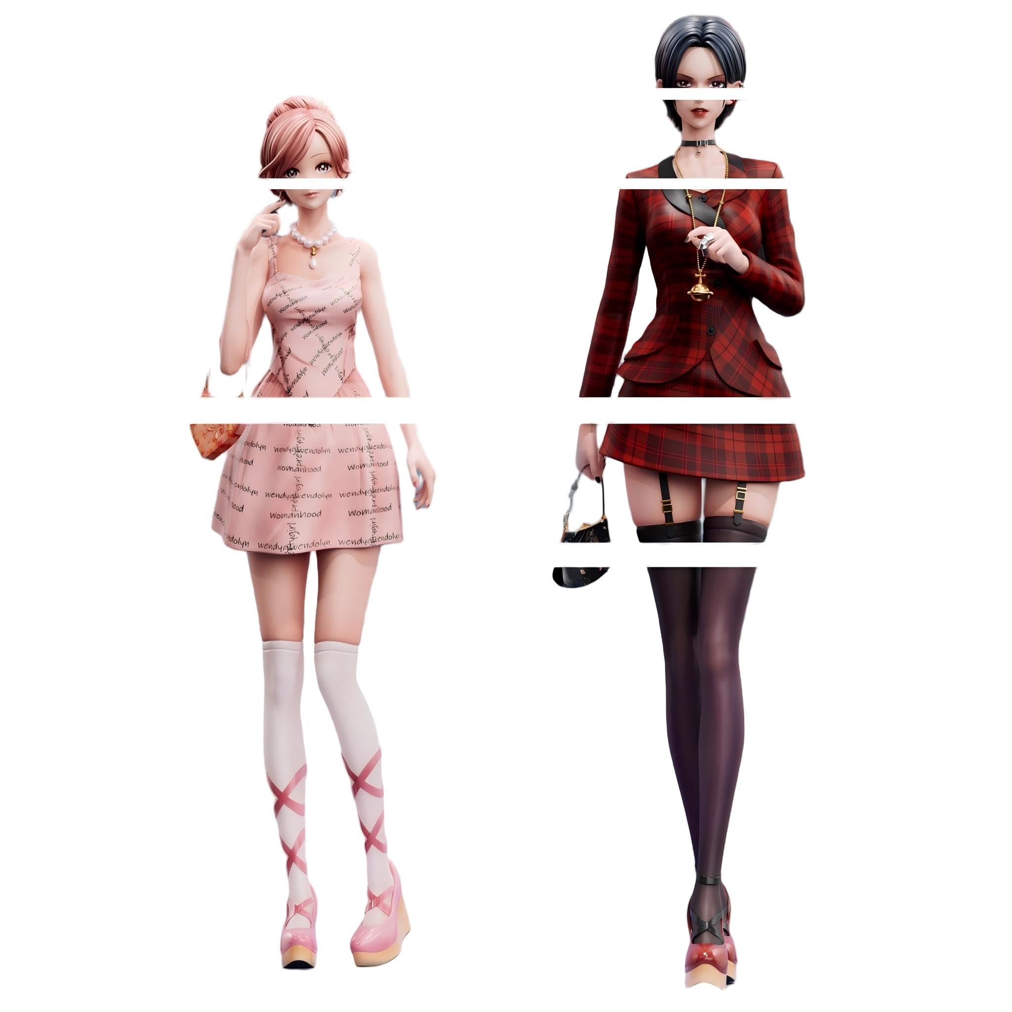 Amazon.co.jp: 小松 奈々&大崎 ナナ フィギュア ガレージキットシーン