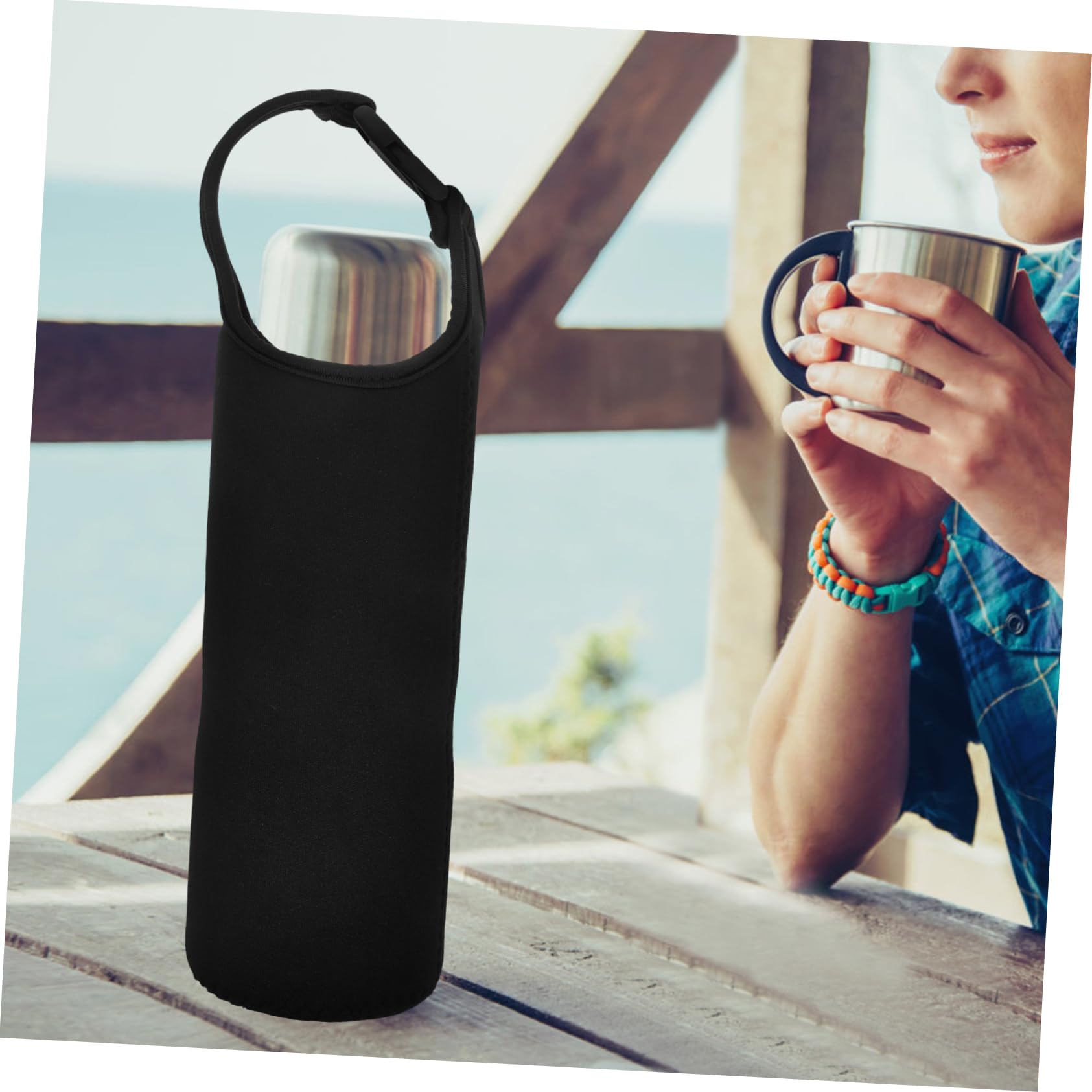 BESPORTBLE Juego De Vasos De Neopreno Bolsa De Botella De Agua De Viaje Bolsa Aislada Bolsa De Neopreno Bolsa De Vino Funda Para Botella De Agua Aire La Fábrica