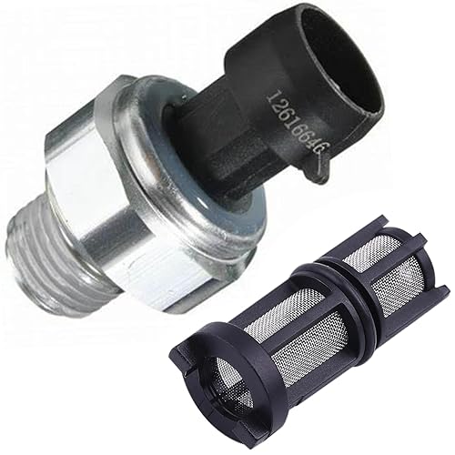 Miniatura 3 de Sensor de presión de aceite del motorinterruptorunidad de envío con filtro de pantalla D1846A compatible con Chevrolet Chevy Silverado GMC Sierra