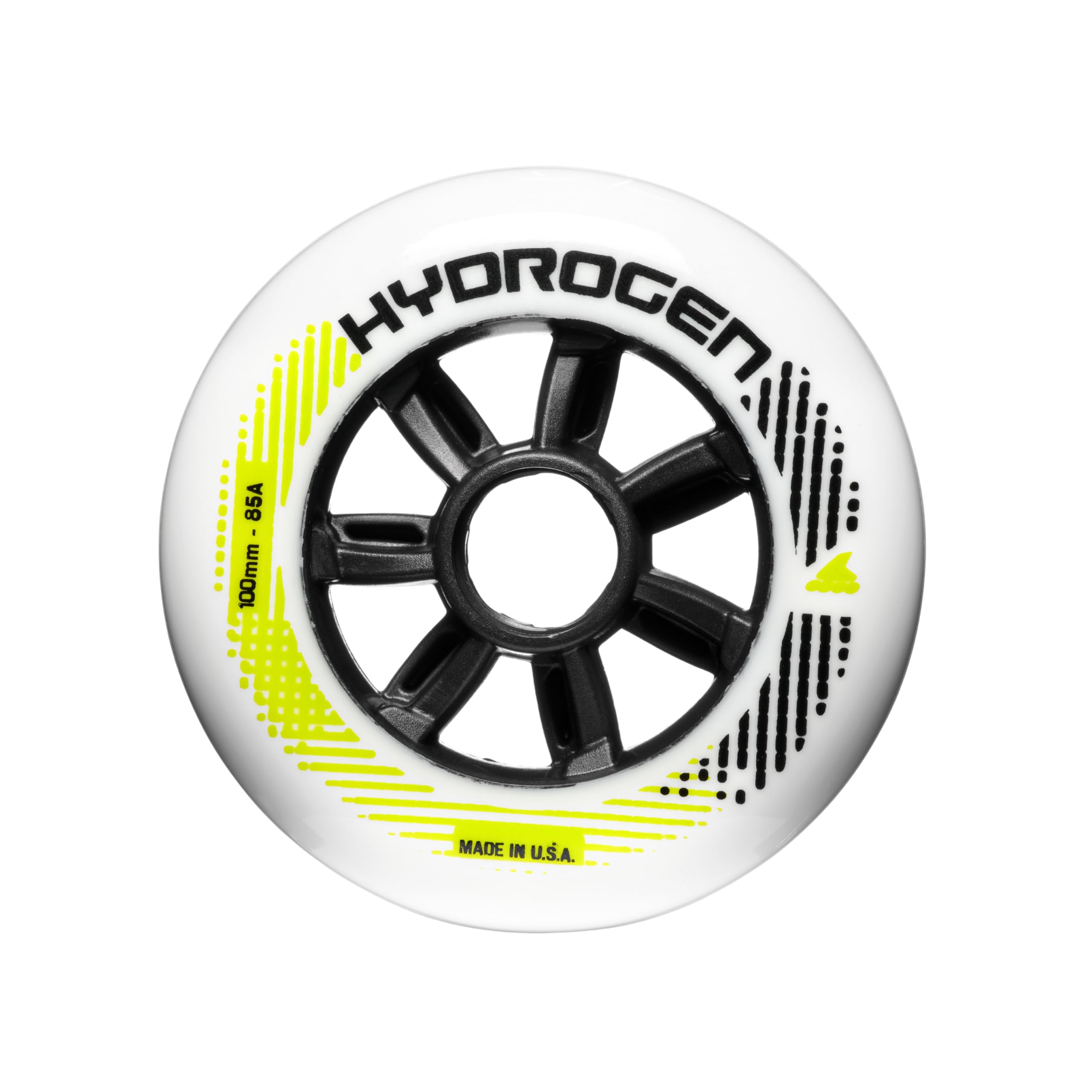 Rollerblade Unisex – Adultos HYDROGEN 100/85A (6PCS) Ruedas, Blanco, 100 mm/85A