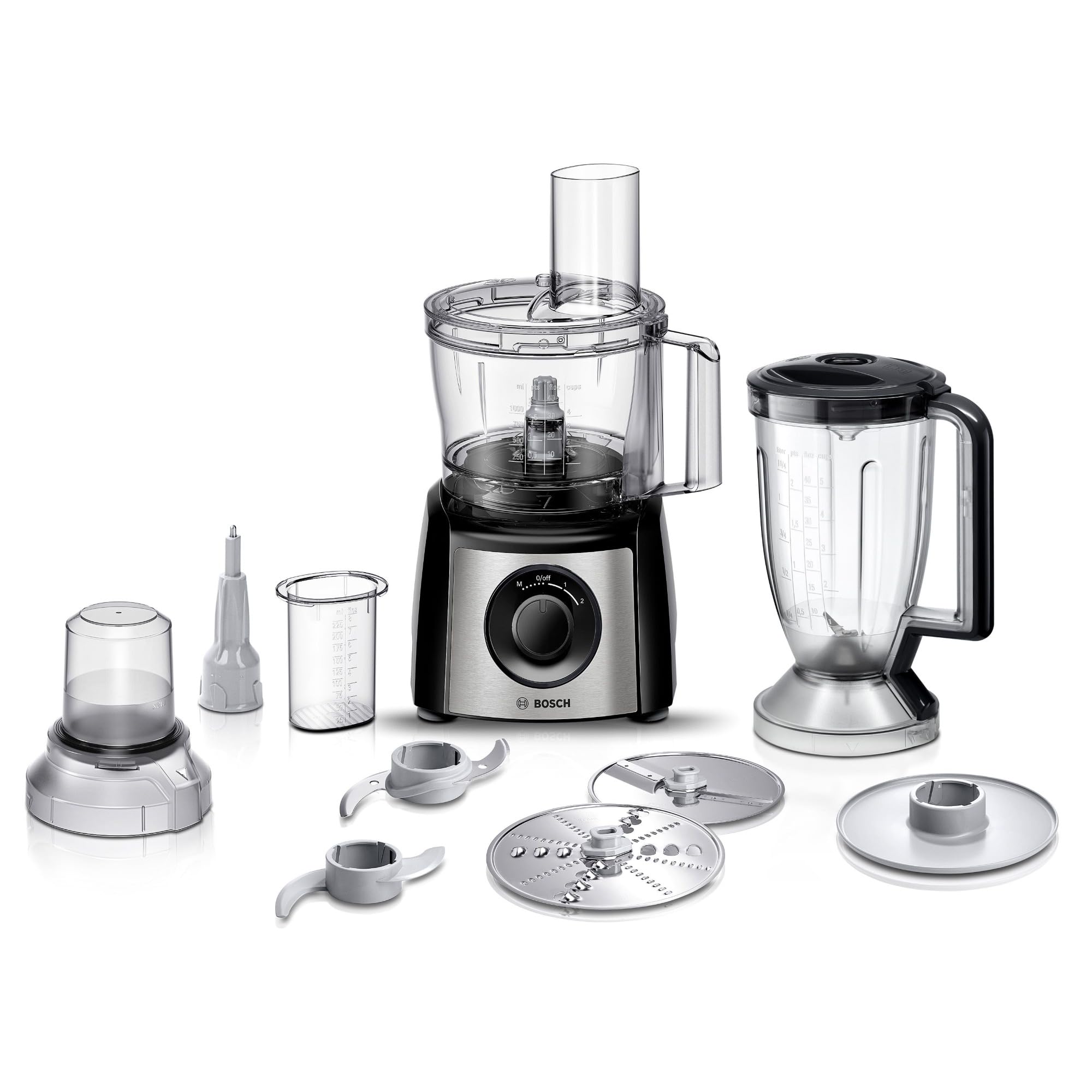 Bosch MCM3501M MultiTalent 3 - Robot de cuisine, Puissant moteur, Blender