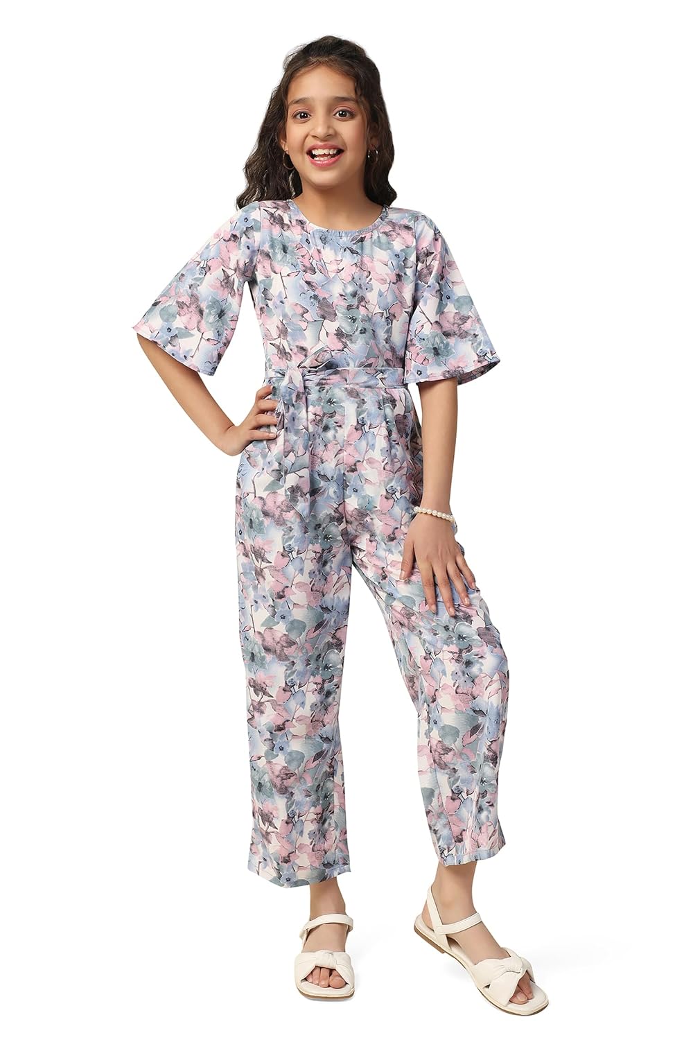 Fashion Dream Girl's Ankle Length All-Over Printed Jumpsuit|Jump Suit for Girls|Jumpsuits|Western Dresses for Girls|Girls ... - Review, Price and Buying Guide