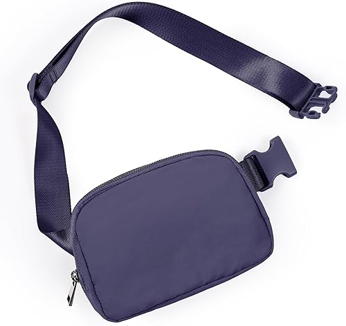 ODODOS Minicangurera unisex con correa ajustable para entrenamiento, correr, viajar, senderismo, Púrpura (Purple Reign)