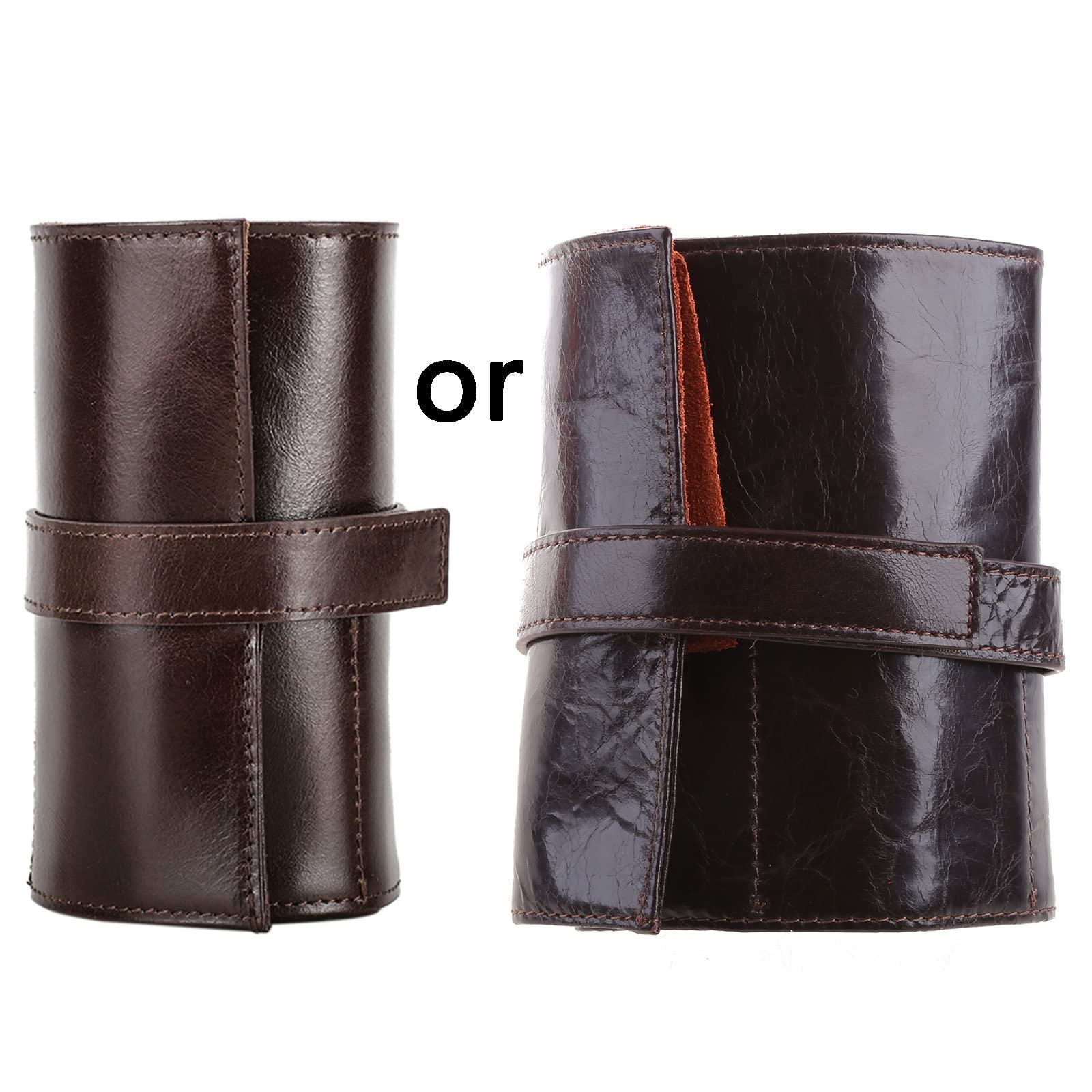 Estuche Enrollable para Guardar Relojes, de Cuero, para Viajes, Joyas y Relojes