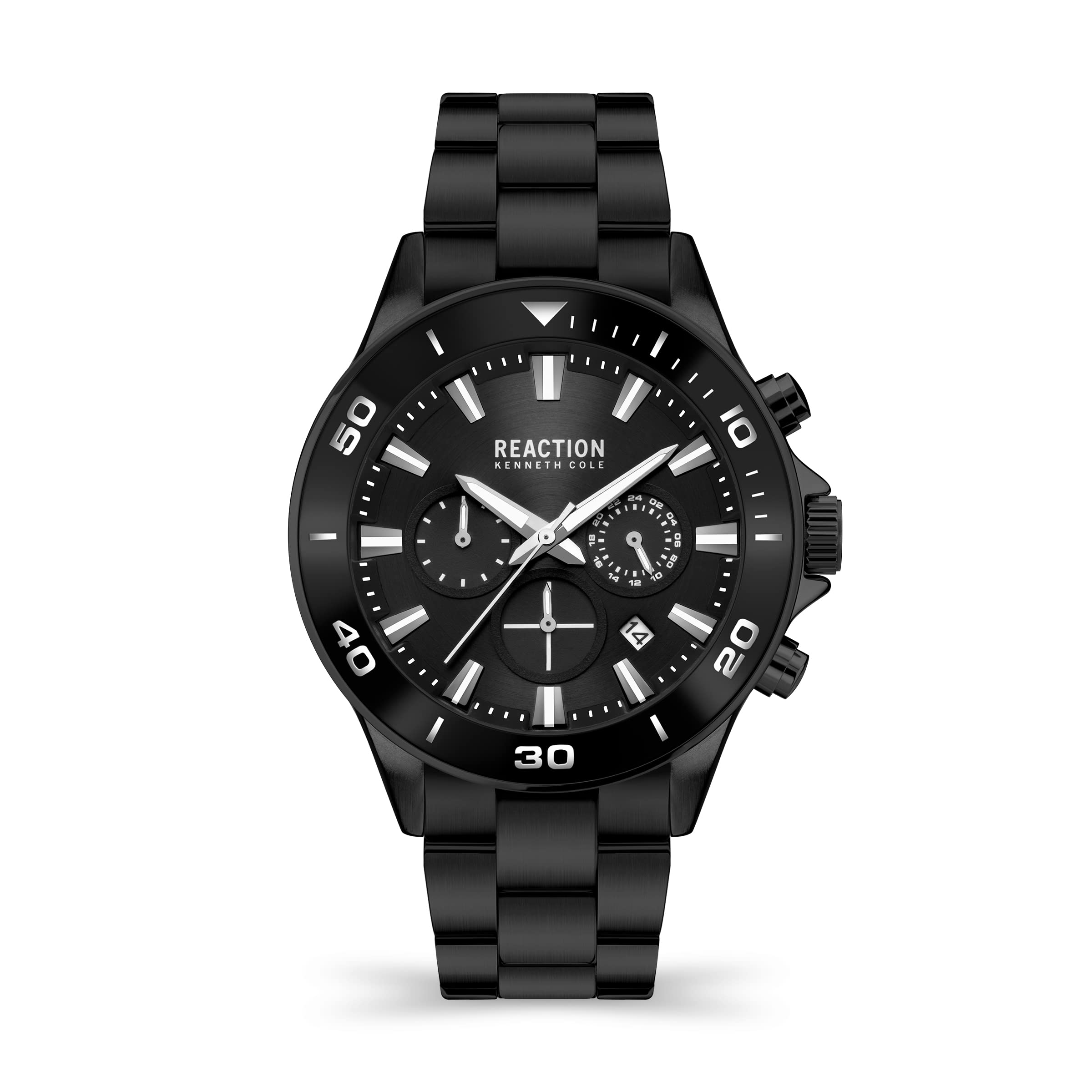 Kenneth Cole Reaction Analog Mens Watch - Krwgk2193101 (Black Dial Black Colored Strap) (B09TS1X7V4) Amazon Price History, Amazon Price Tracker