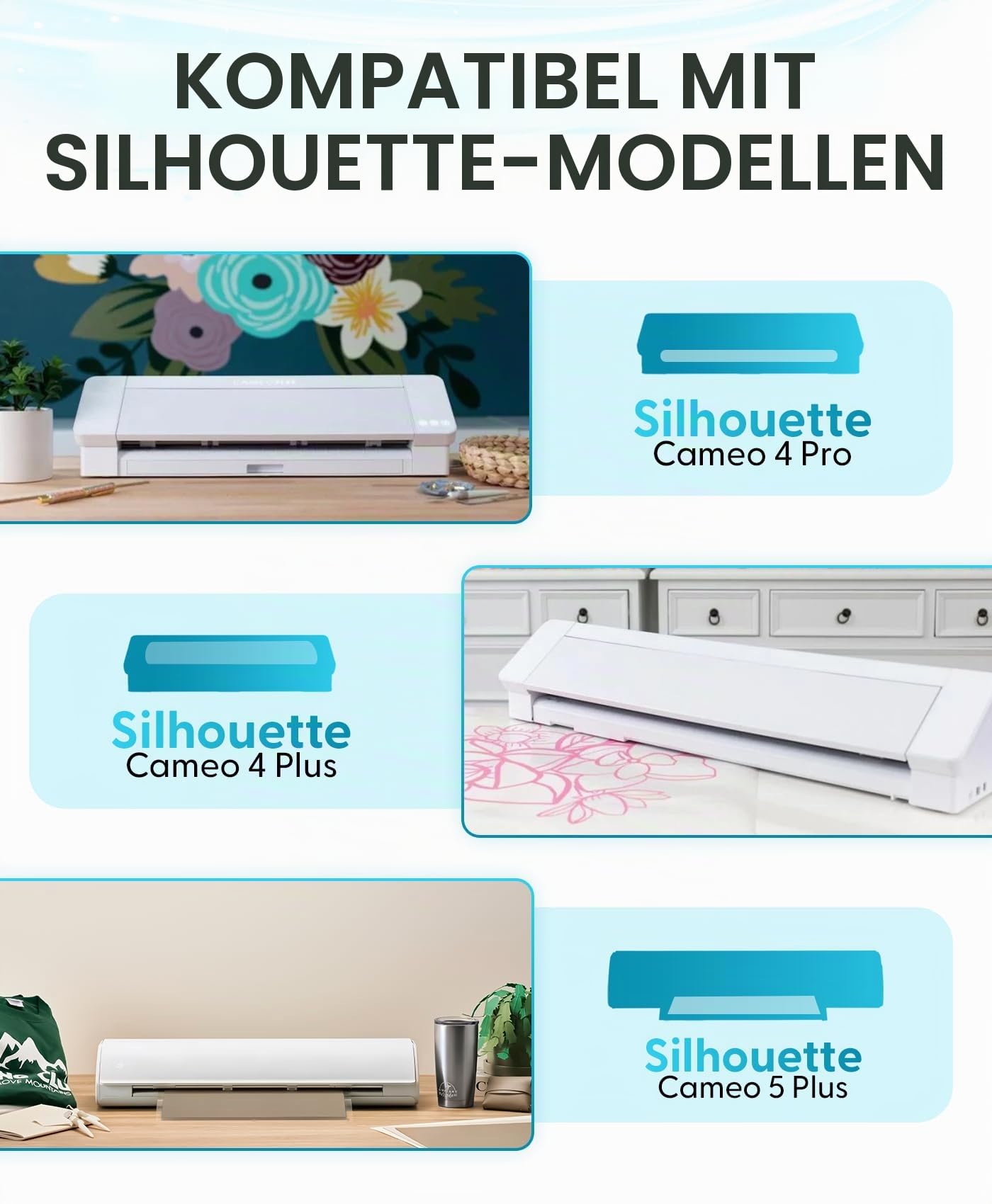 Silhouette America Schneidematte für SILHOUETTE CAMEO PLUS & PRO Leicht klebend