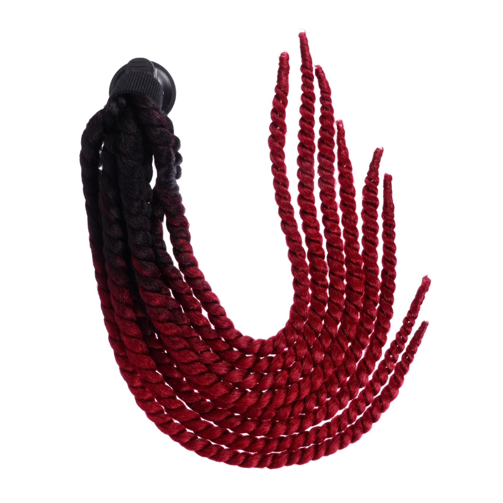 Sosoport Braid Ornament Motorcycle Wig Hair Dredlocks for Stylish Decoration Reusable Safe Material for Men Women Boys and Girls
