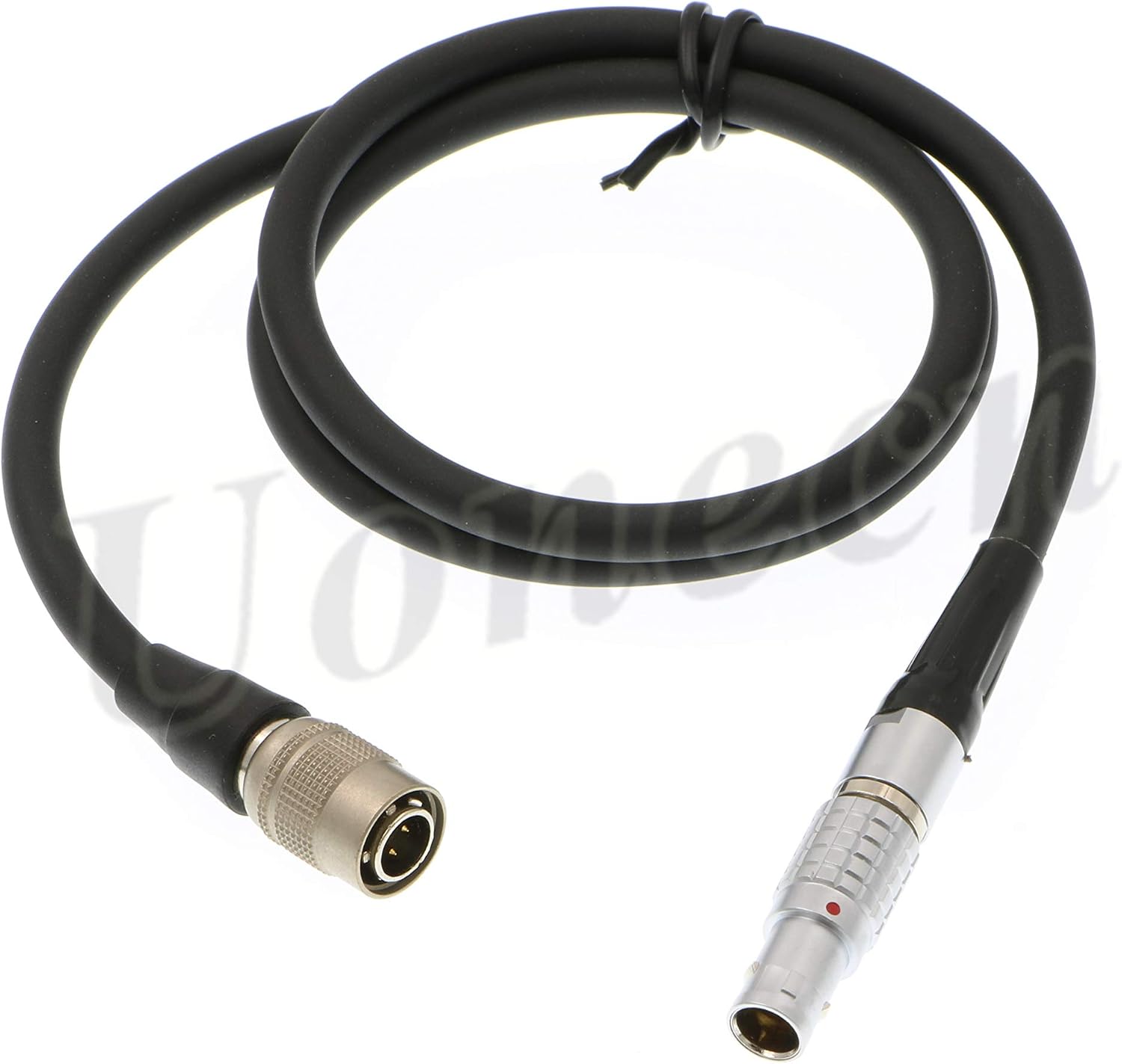 Uonecn 2 pin Male to Hirose 4 pin Male Cable Power Teradek Bolt from Steadicam