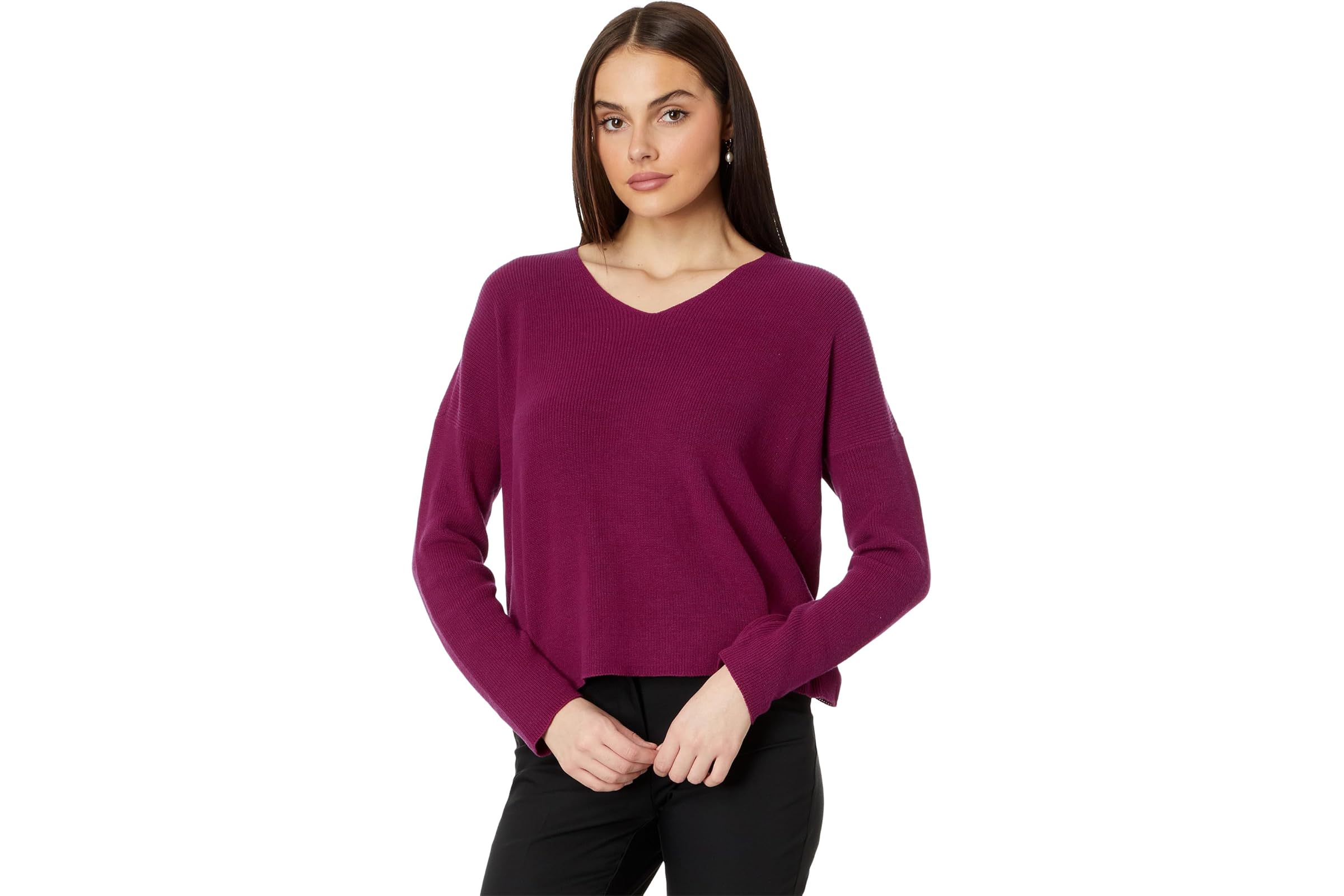 Eileen Fisher V-Neck Pullover