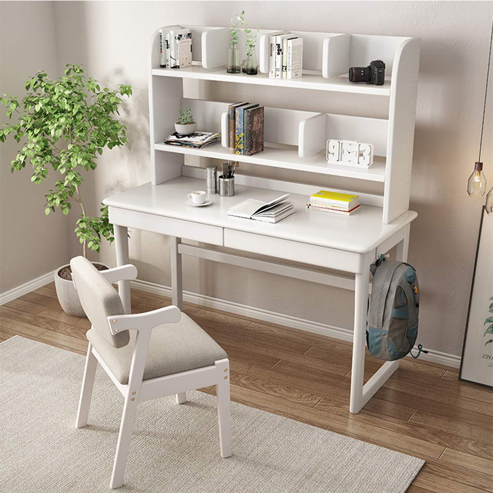 Buy Multifunctional Desk,Solid Wood Desk And Bookshelf Integrated Table