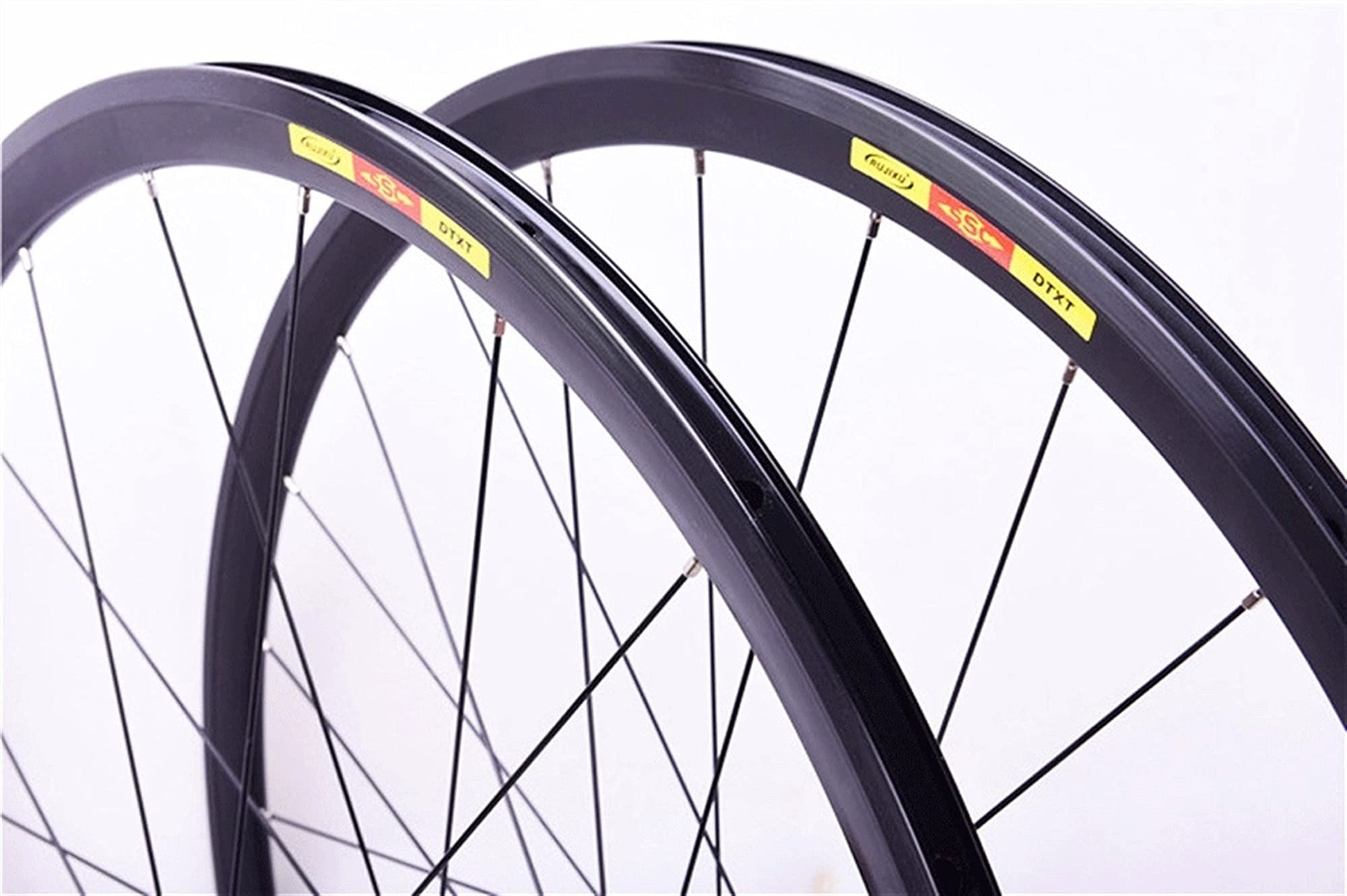 Set di Ruote per Bici da Strada 700c Ruota Anteriore Posteriore della Bicicletta 28 Pollici Cerchio in Lega A Doppia Parete 30mm Freno C/V 8-11 velocità Cassetta QR 1560g