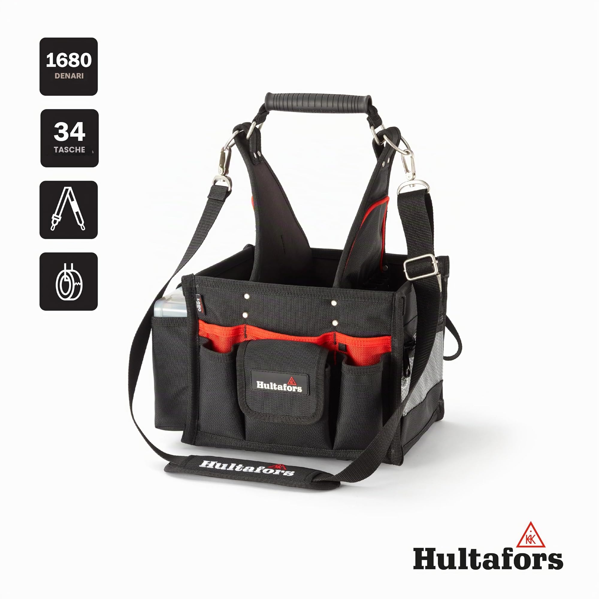 Borsa degli attrezzi Hultafors Nero Poliestere 34 cm