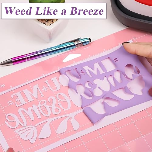 Miniatura 4 de WRAPXPERT Puff Vinilo HTV  Vinilo de transferencia de calor 3D de color morado, estampado de soplo Vinly para camisetas, ropa, vinilo morado claro