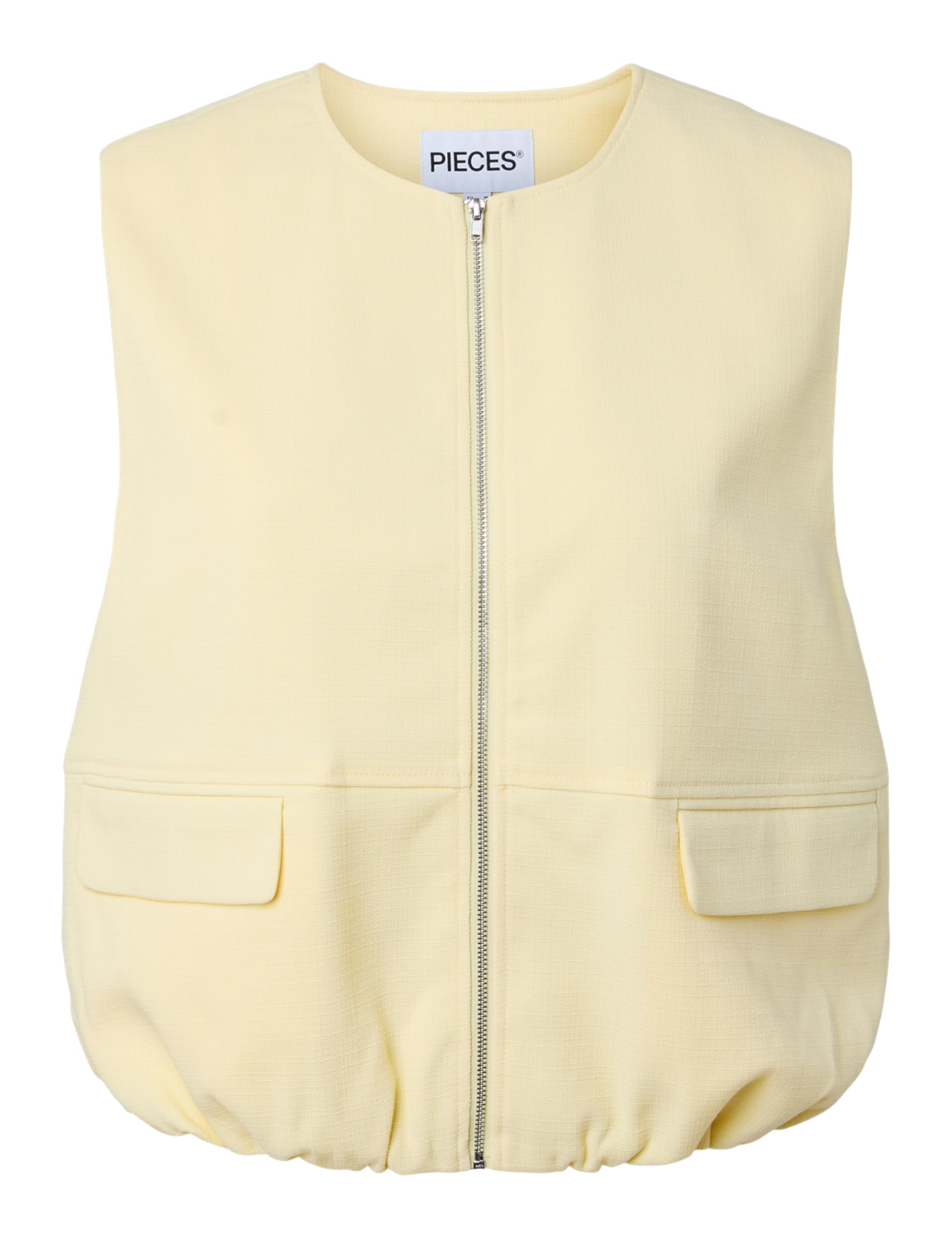 PIECES Damen Pcfaleah Vest W. Pocket Pcfaleah Vest W. Pocket (1er Pack)