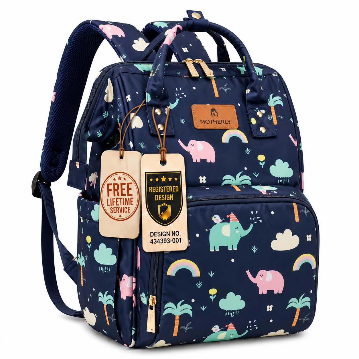 Motherly Flame Series Maternity Hospital Bag, Blue, 770g - Image 1