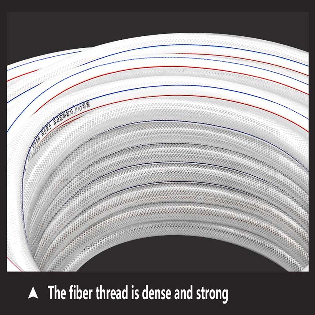 Tube en PVC Transparent de 5/8 ", 16 mm ID x 20 mm OD Tuyau d'eau Flexible Tuyau d'étang pour Aquarium Tuyau de mazout en Plastique, Tuyau d'air Durable Transparent
