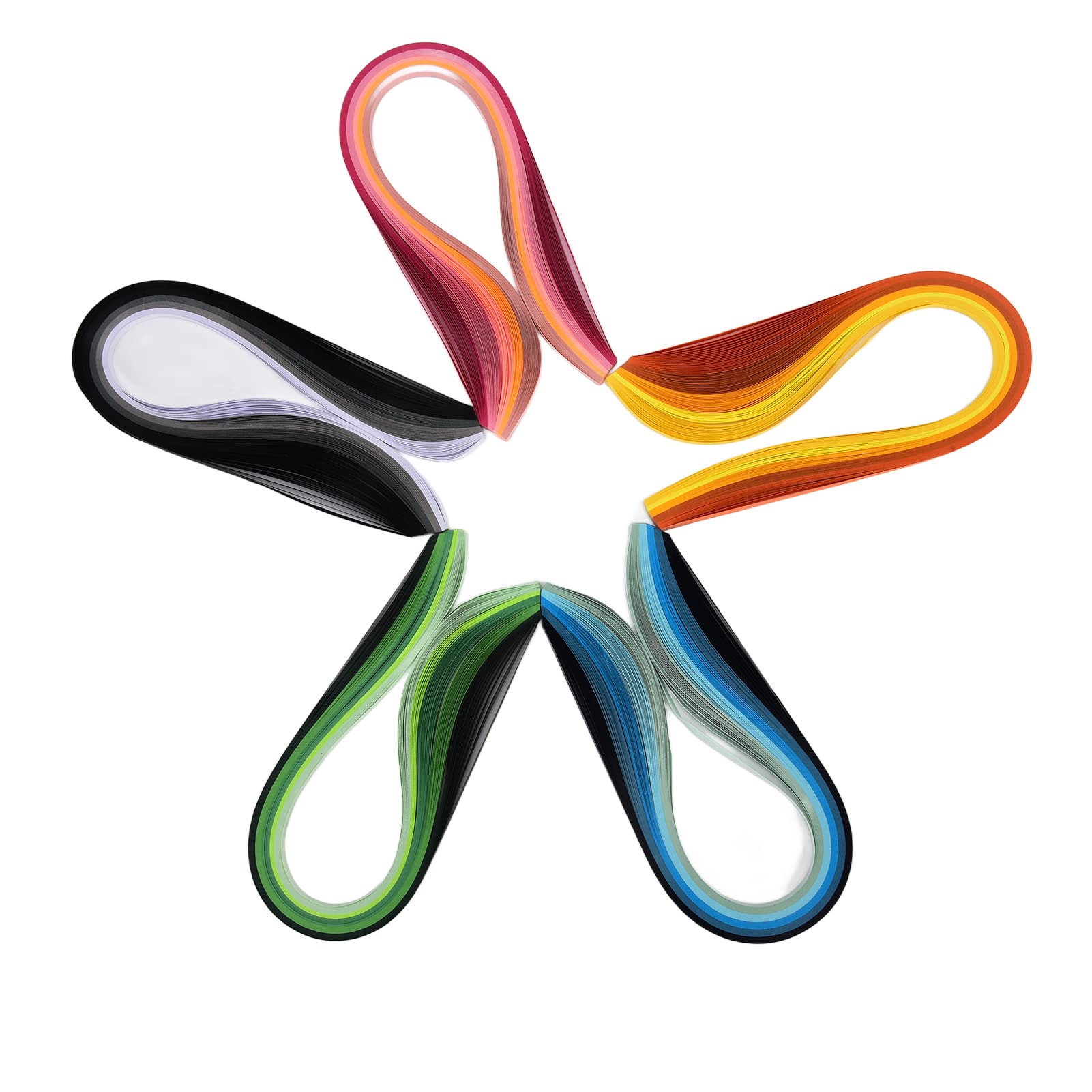 Quilling-Sets zum Selbermachen, interessantes, farbenfrohes, dekoratives, attraktives Bastelzubehör für Bastelliebhaber