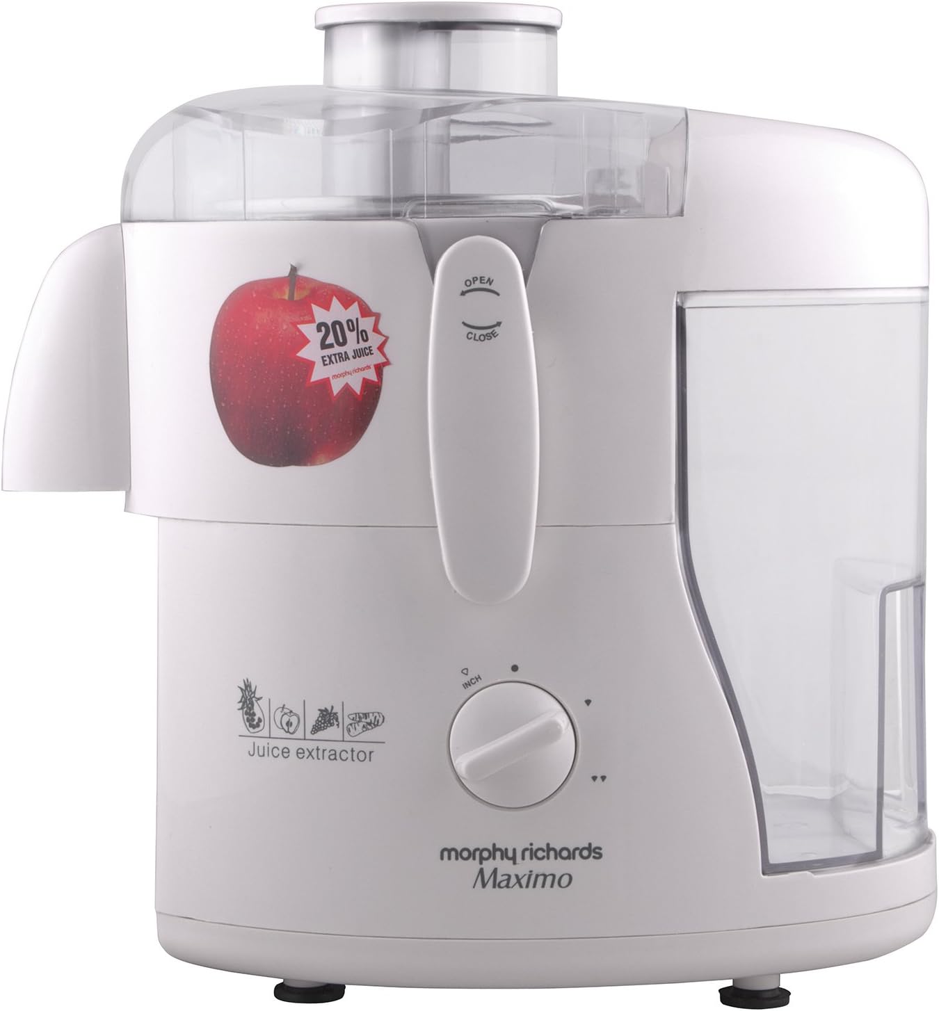 Morphy Richards Maximo 450-Watt Juice Extractor (Ivory),White
