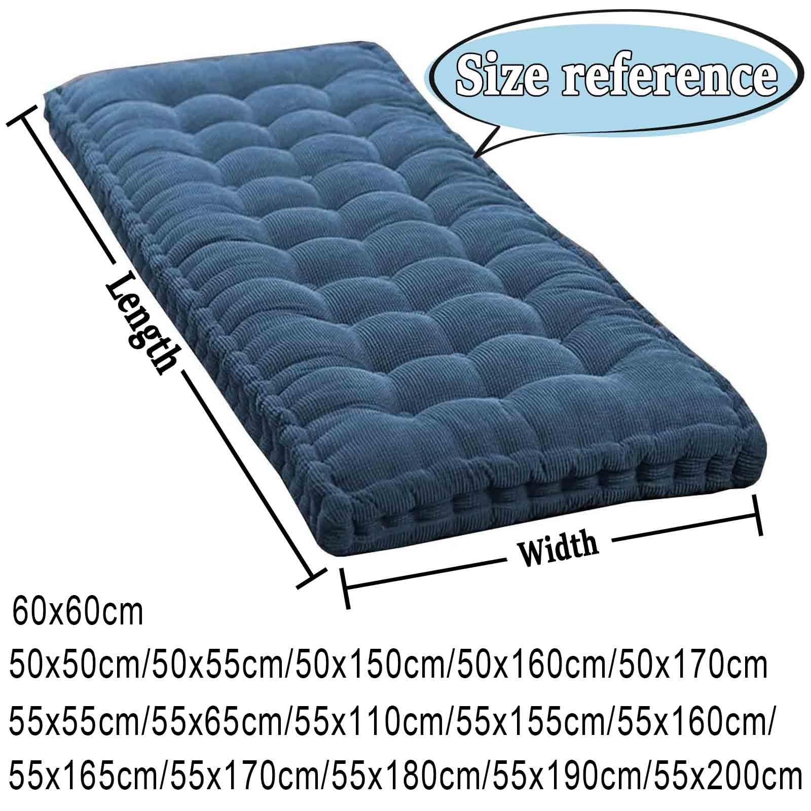 Cuscino per panca da esterno, impermeabile, per panche, patio, divano, cuscino spesso, per mobili da giardino, 50 x 160 cm, comodo e