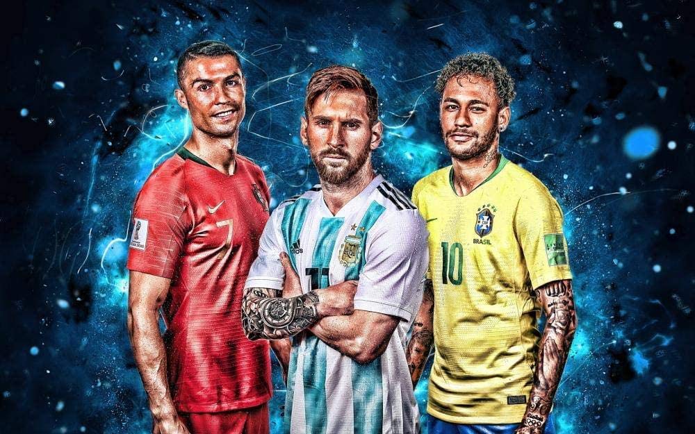 ERUZO 5D DIY Diamond Painting Set Football Messi Football Club Adult Children Art Crafts Home Wall Decoration 40x40cm