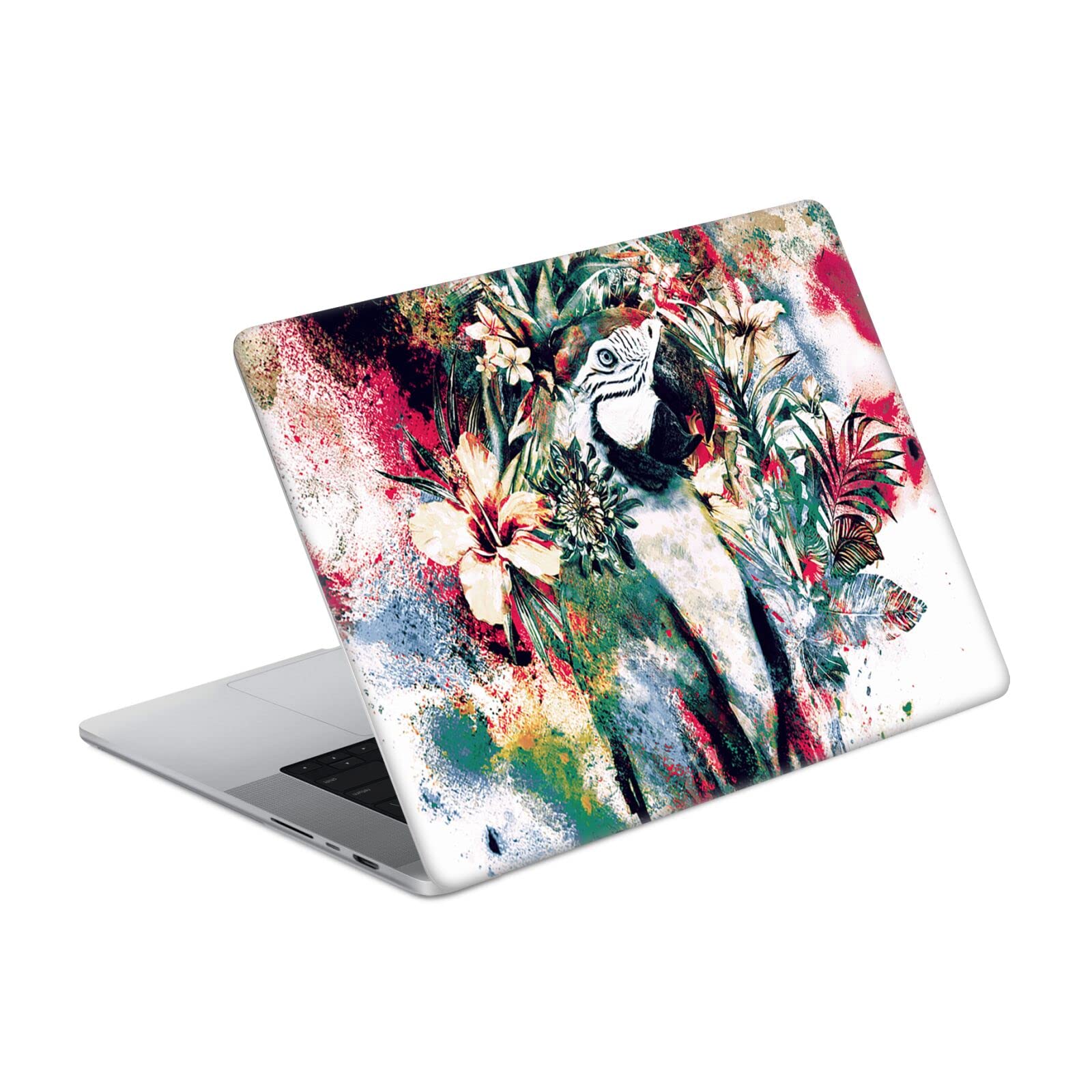 Sticker MacBook Pro 16 A2485 protection vinyle perroquet - 7