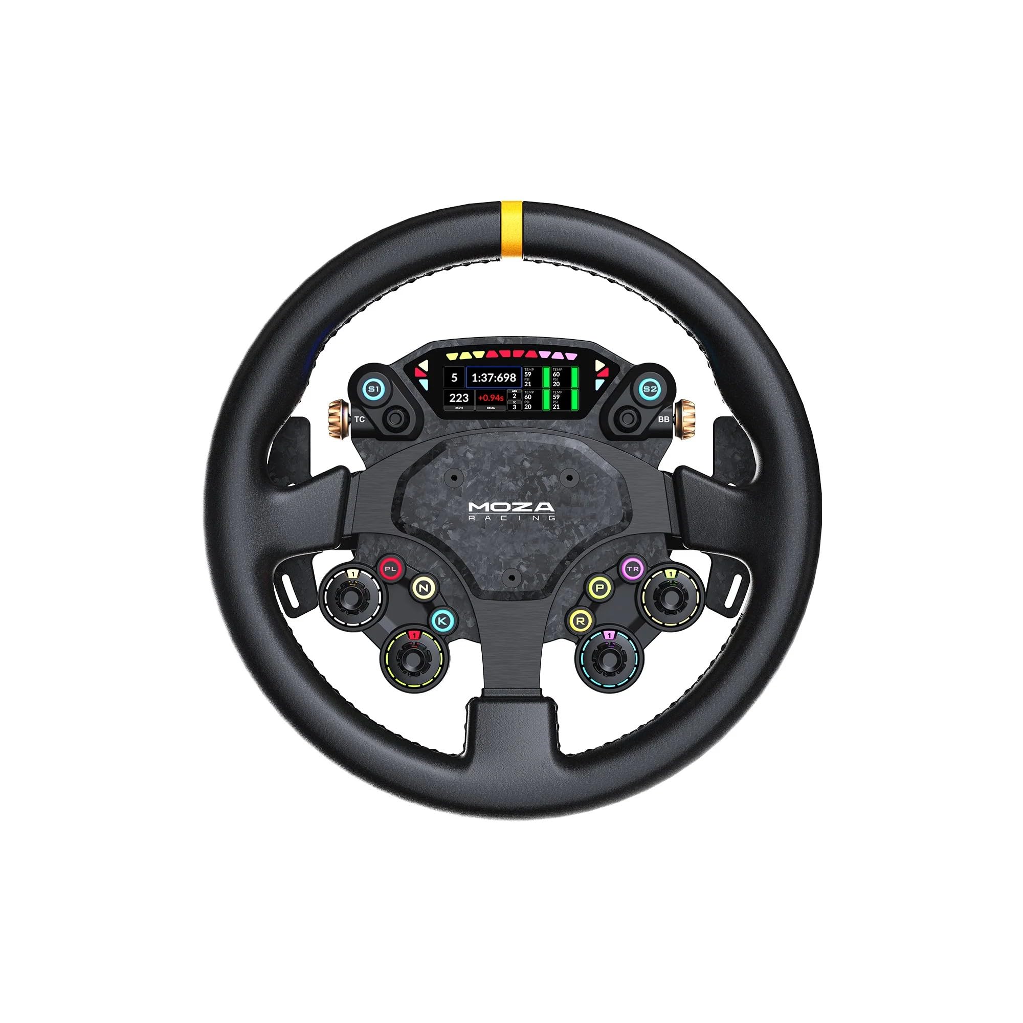 Amazon.com: MOZA CS Pro Steering wheel for PC Gaming Car simulator