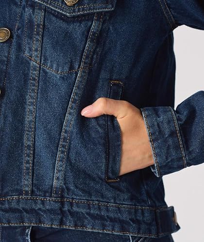 Jmojo 9976 Denim Jacket For Women - Removable Sherpa Faux Fur Collar Womens Jean Jacket thumb #5