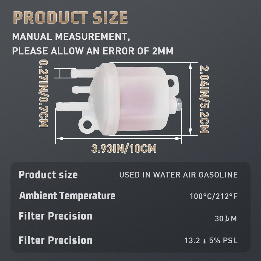 Cyleto 50539200 Fuel Filter for Hatz 1B20 1B30 1B40 1B50 Polaris