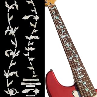 Inlaystickers Fret Markers for Guitars - Tree Of Life - White Pearl