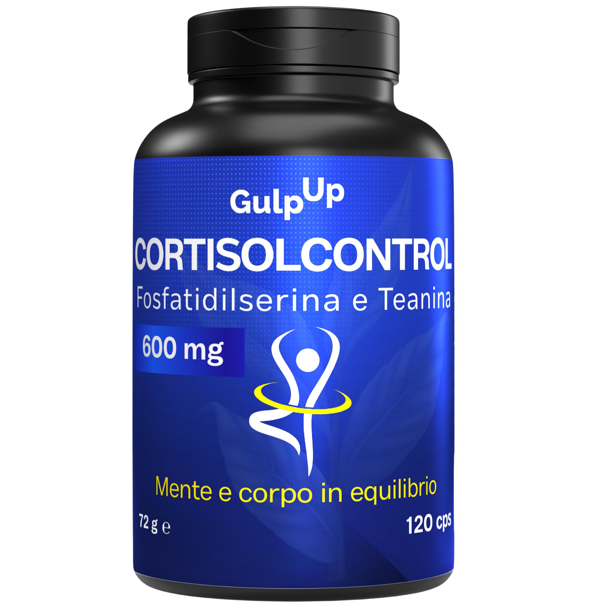 Fosfatidilserina 400mg + L Teanina 200mg 120 Capsule - Supporta Concentrazione, Memoria e Benessere Metabolico