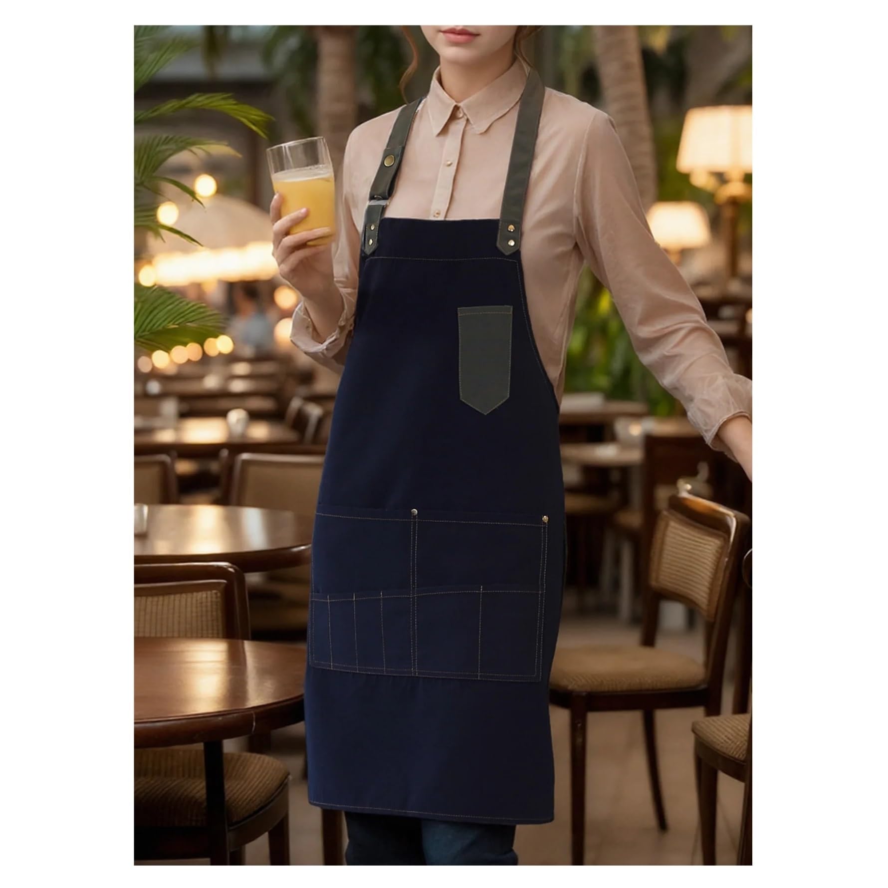 2 Stück Unisex-Küchen-Kochschürze, Arbeitskleidung Für Kochen