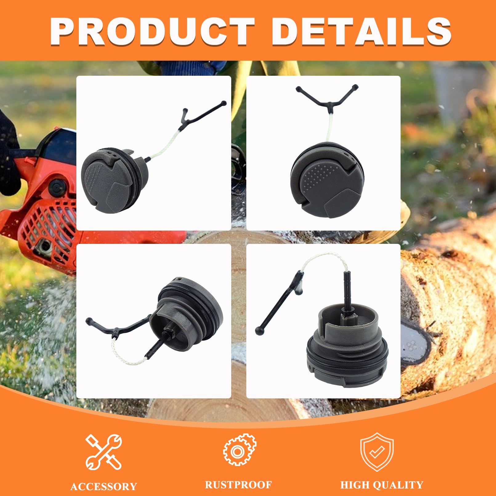 Amazon.com: Hyceker Fuel Cap Oil Caps Kit for Husqvarna 130 135