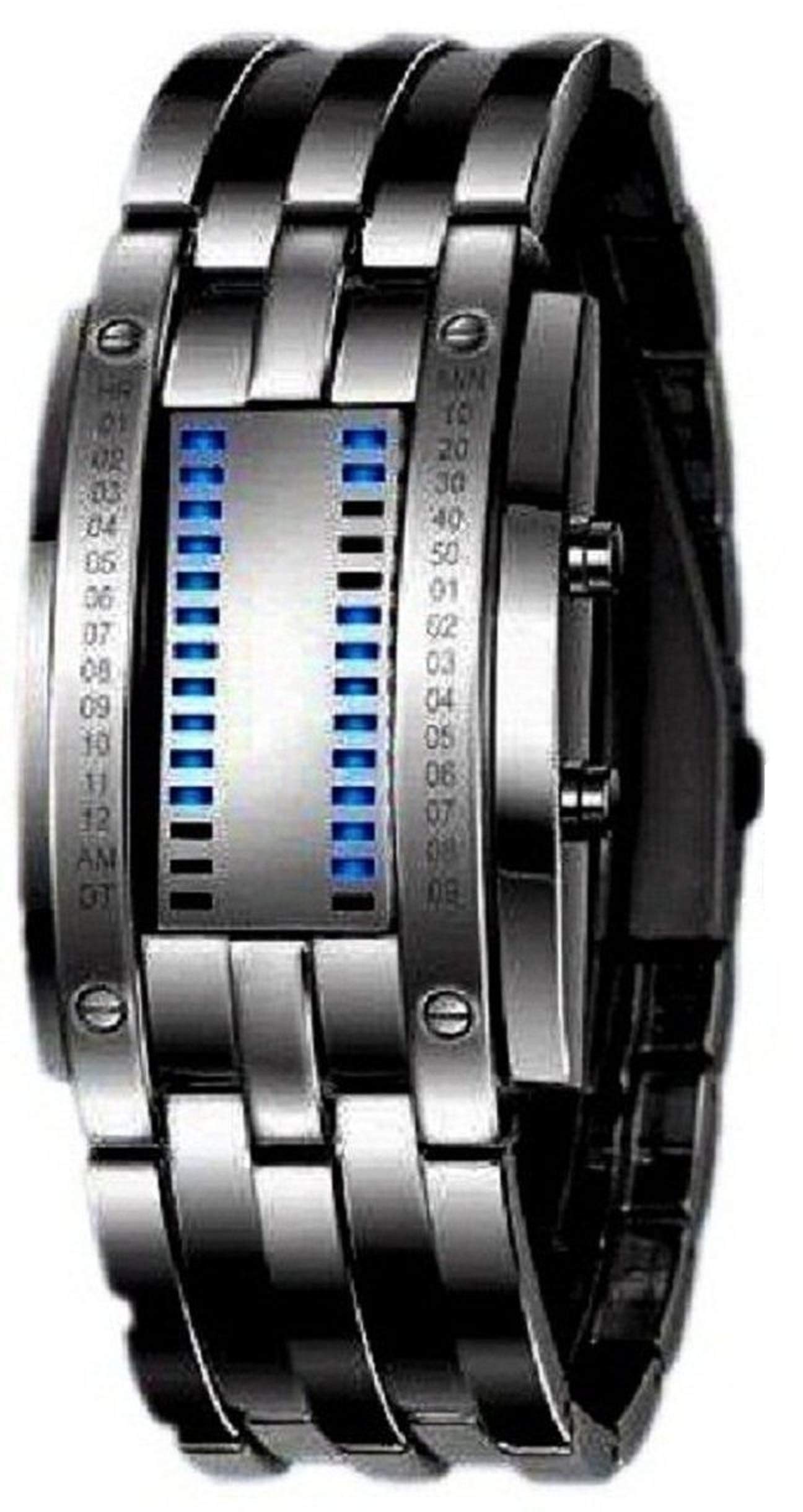 Pappi Haunt Digital Metallic Led Bracelet Watch (B0745FN62V) Amazon Price History, Amazon Price Tracker
