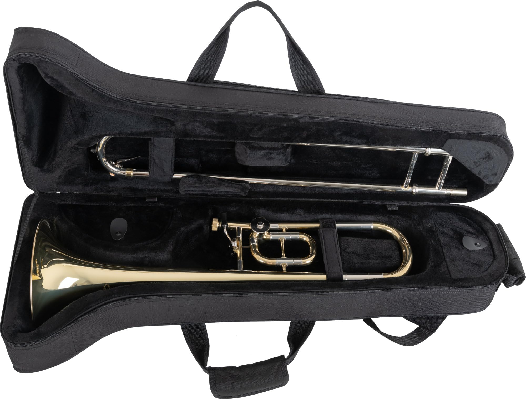 Classic Cantabile Étui Léger pour Trombone Enfant, Tissu résistant déchirure et Eau, Rembourrage Thermique, 89x31x33 cm